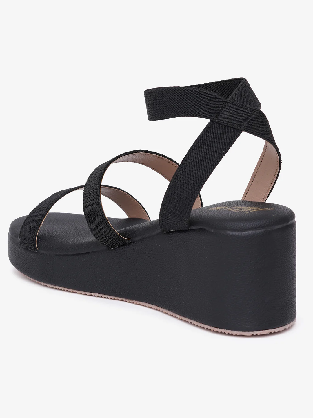 Lightweight Platform Sandals with Stretchable Straps - Image 11