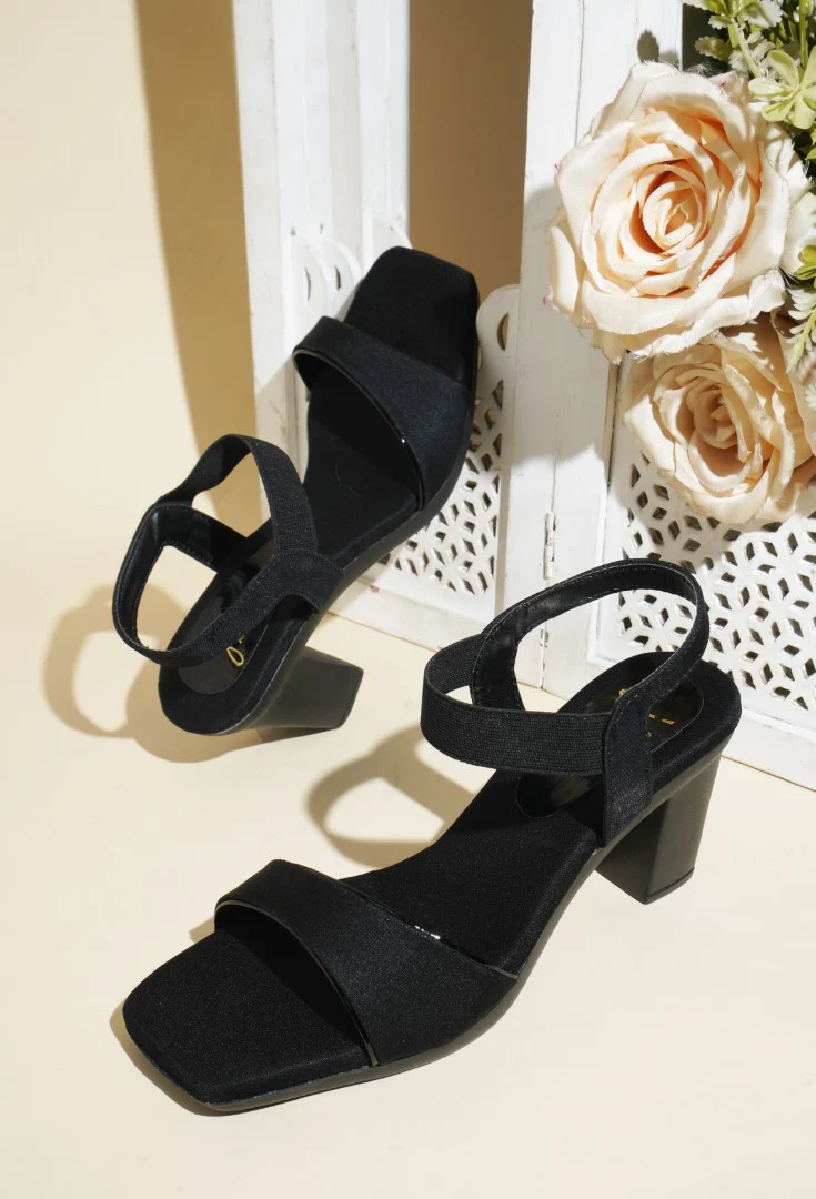 Low Block Chunky Heels