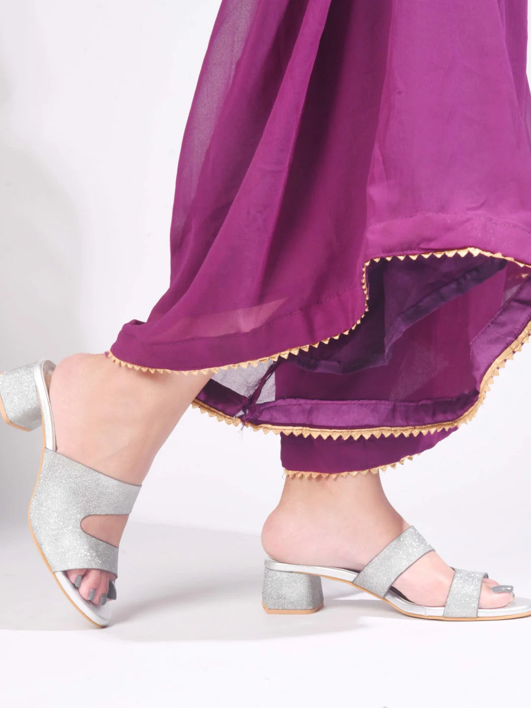 Jm Looks Elegant Bow Detail Wedge Slides for Women & Girls - Image 16