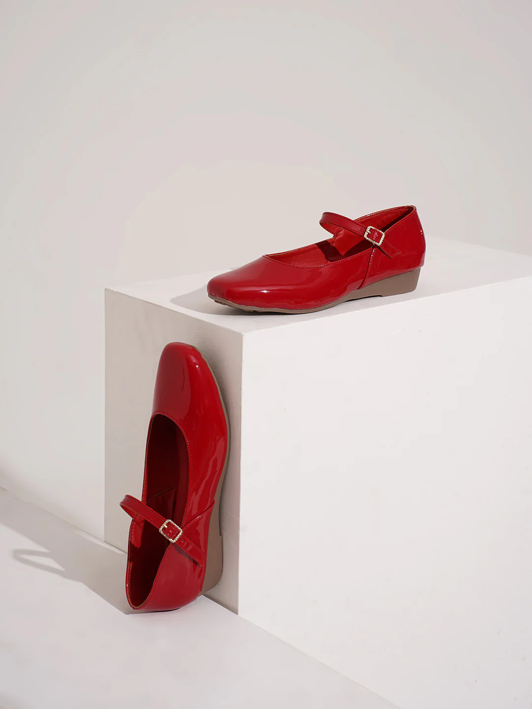 Mary Jane Flats with Adjustable Buckle Strap - Image 12