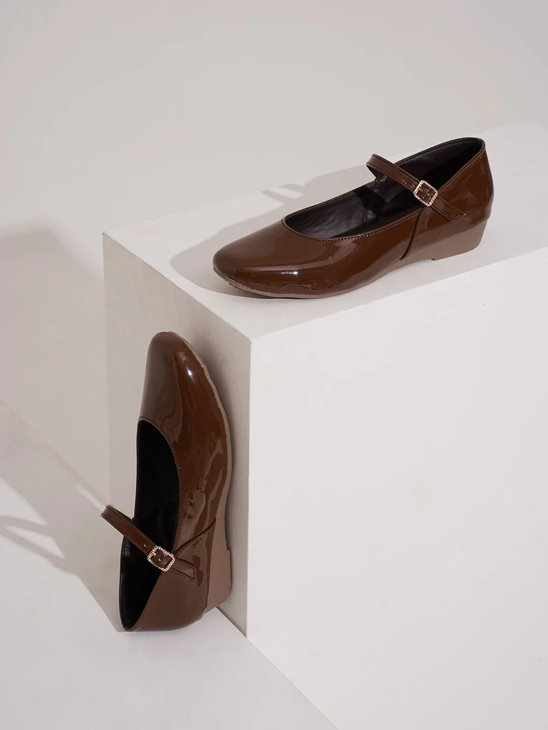 Mary Jane Flats with Adjustable Buckle Strap - Image 2