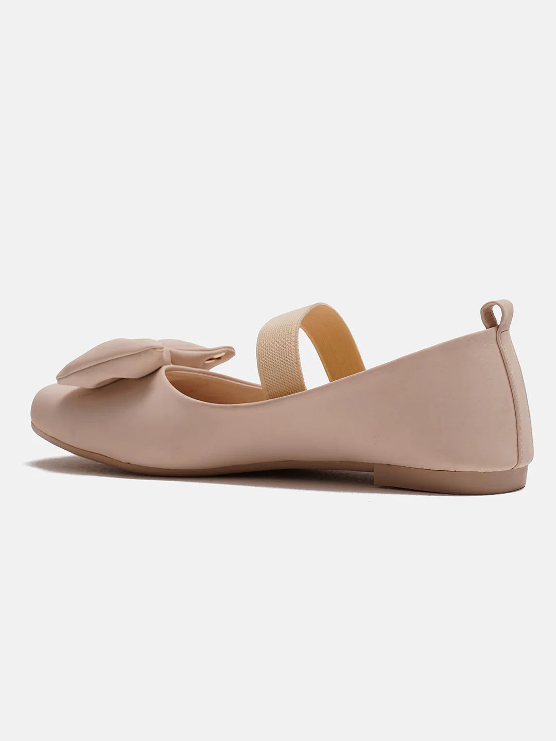 Mary Jane Flats with Bow and Elastic Strap - Image 13