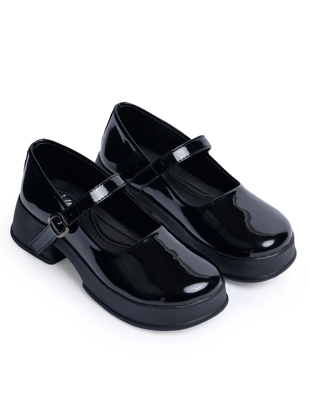Jm Looks Patent Mary Jane Platform Shoes - Image 11