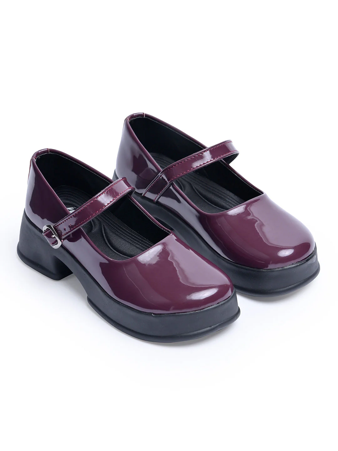 Jm Looks Patent Mary Jane Platform Shoes - Image 17