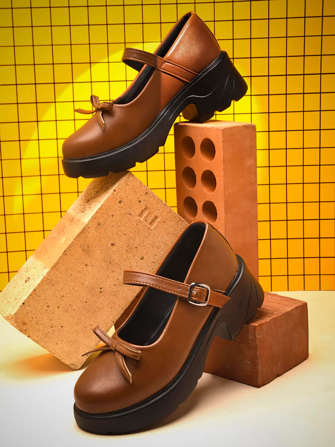 Mary Jane Shoes with Bow Detail - Image 15