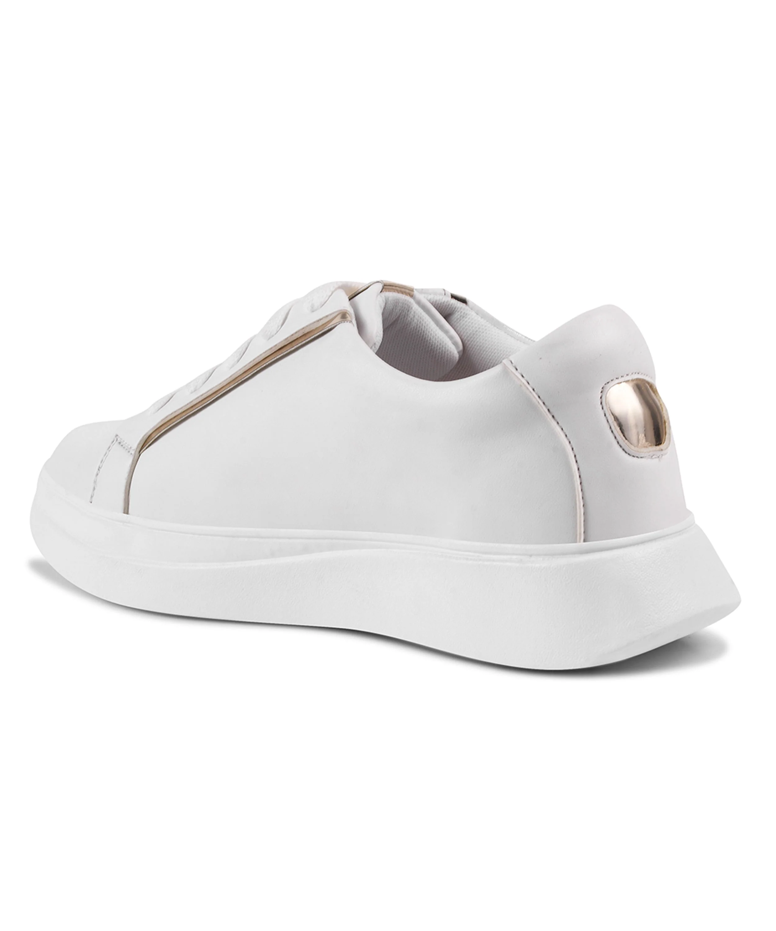 Metallic Lace-Up Sneakers - Image 12