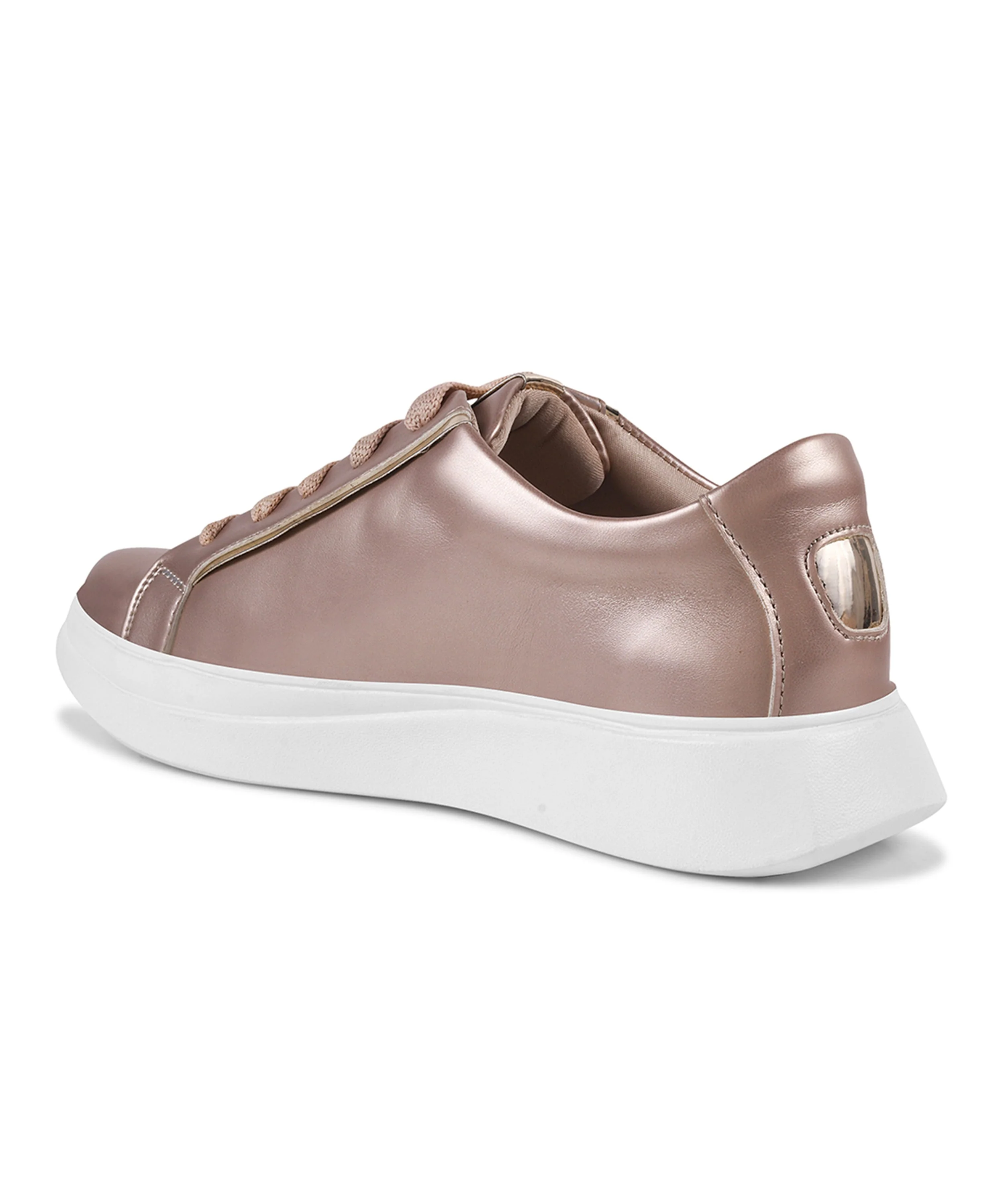Metallic Lace-Up Sneakers - Image 6