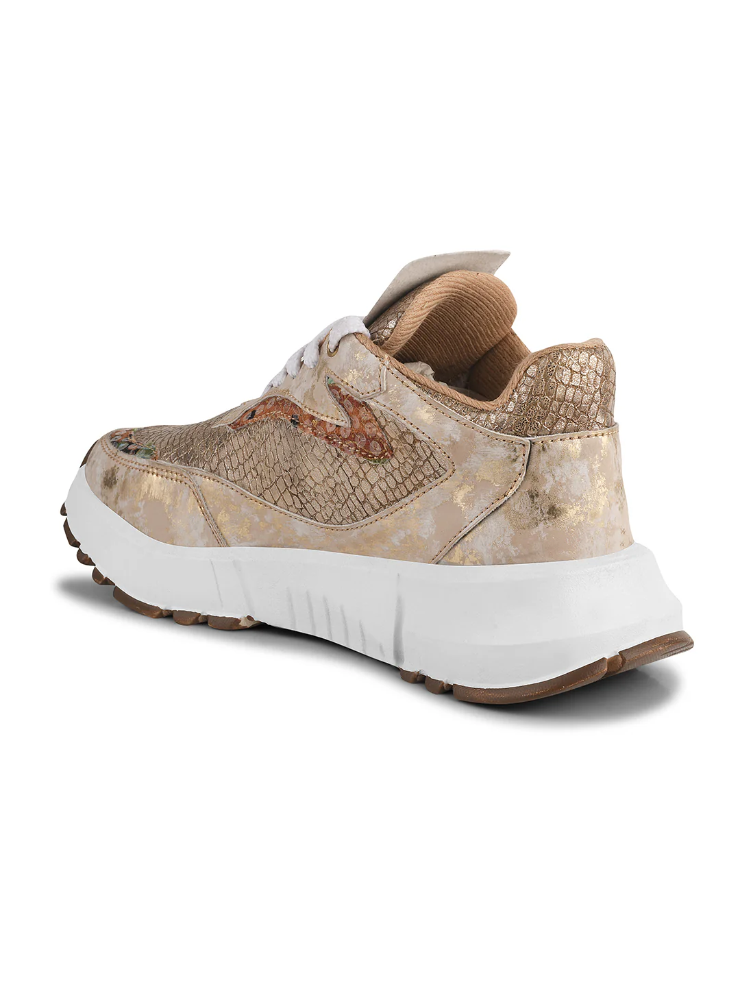 Metallic Mesh Chunky Sneakers - Image 12
