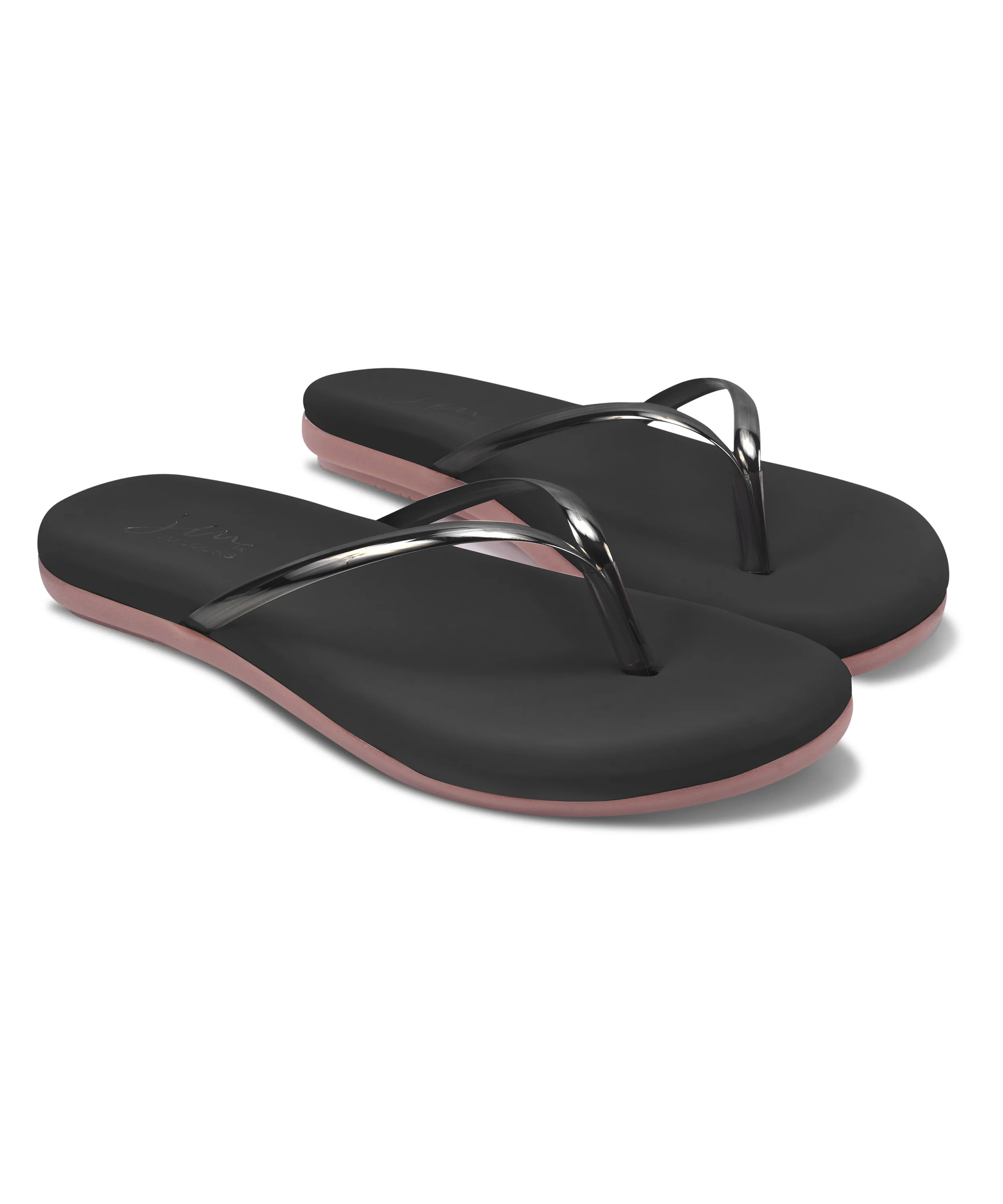 Metallic Strap Comfort Flip Flops - Image 11