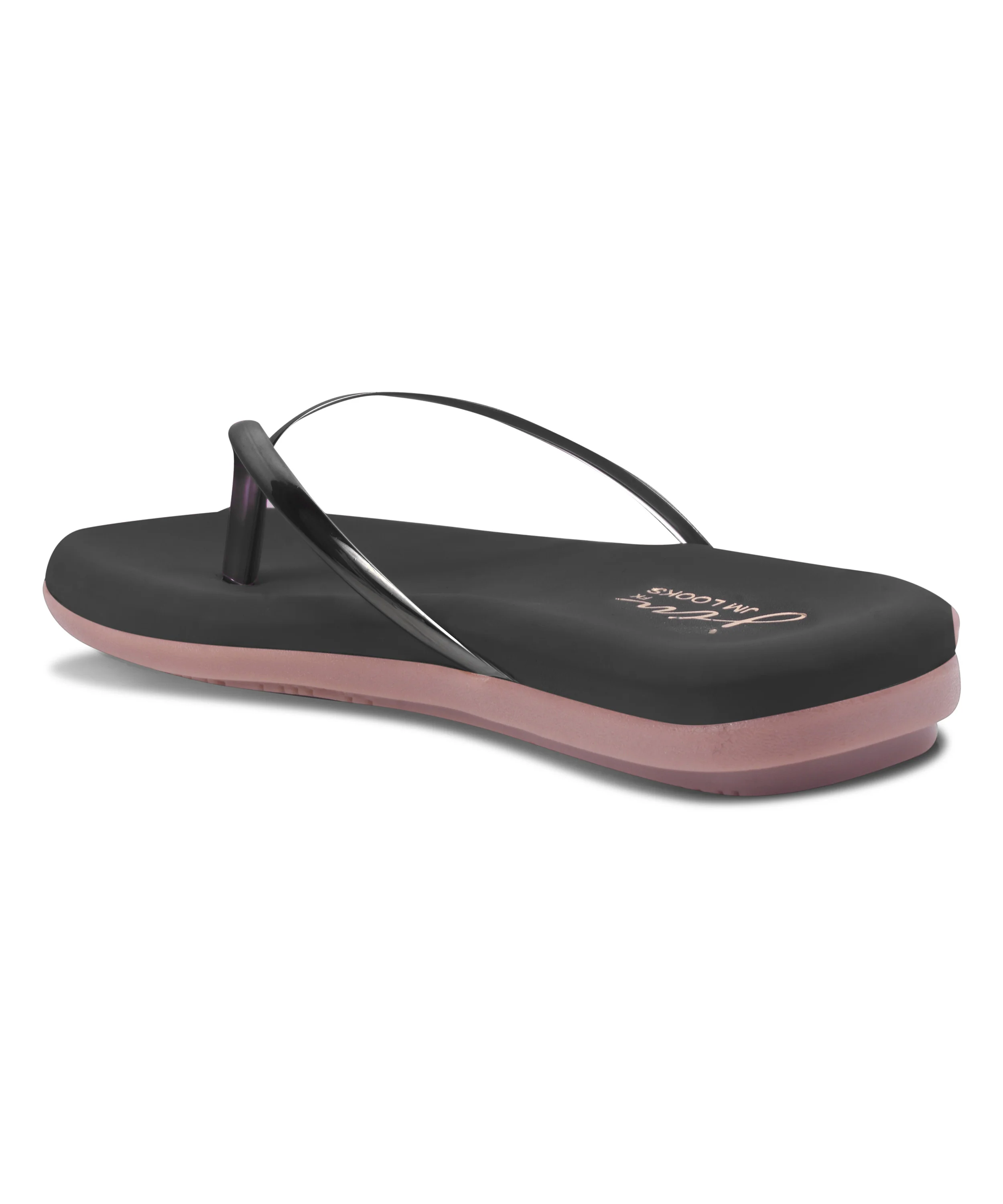 Metallic Strap Comfort Flip Flops - Image 12