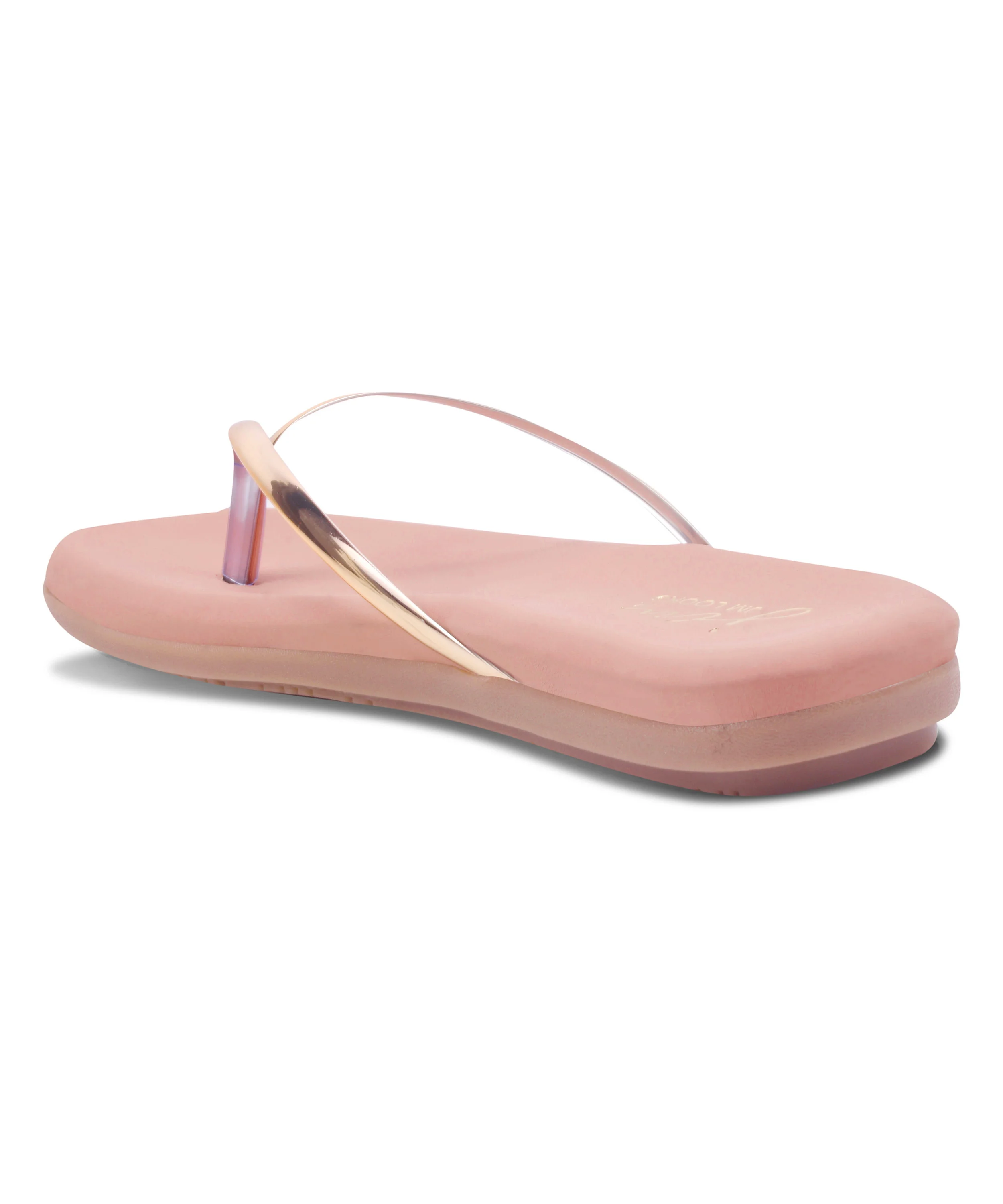 Metallic Strap Comfort Flip Flops - Image 18