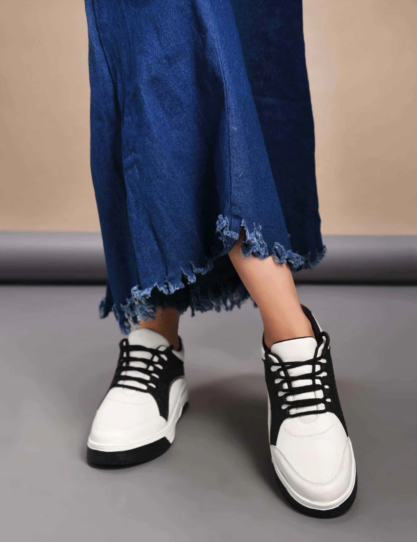 Jm Looks Sparkle Accent Platform Sneakers - Image 6