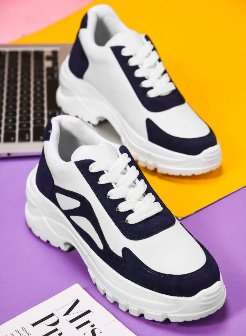 Jm Looks Chunky Sole Sneakers for Women & Girls