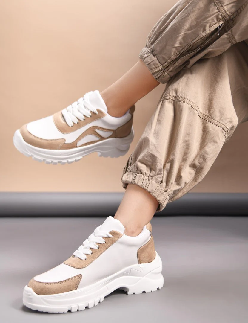 Jm Looks Sporty Contrast Panel Sneakers - Image 14