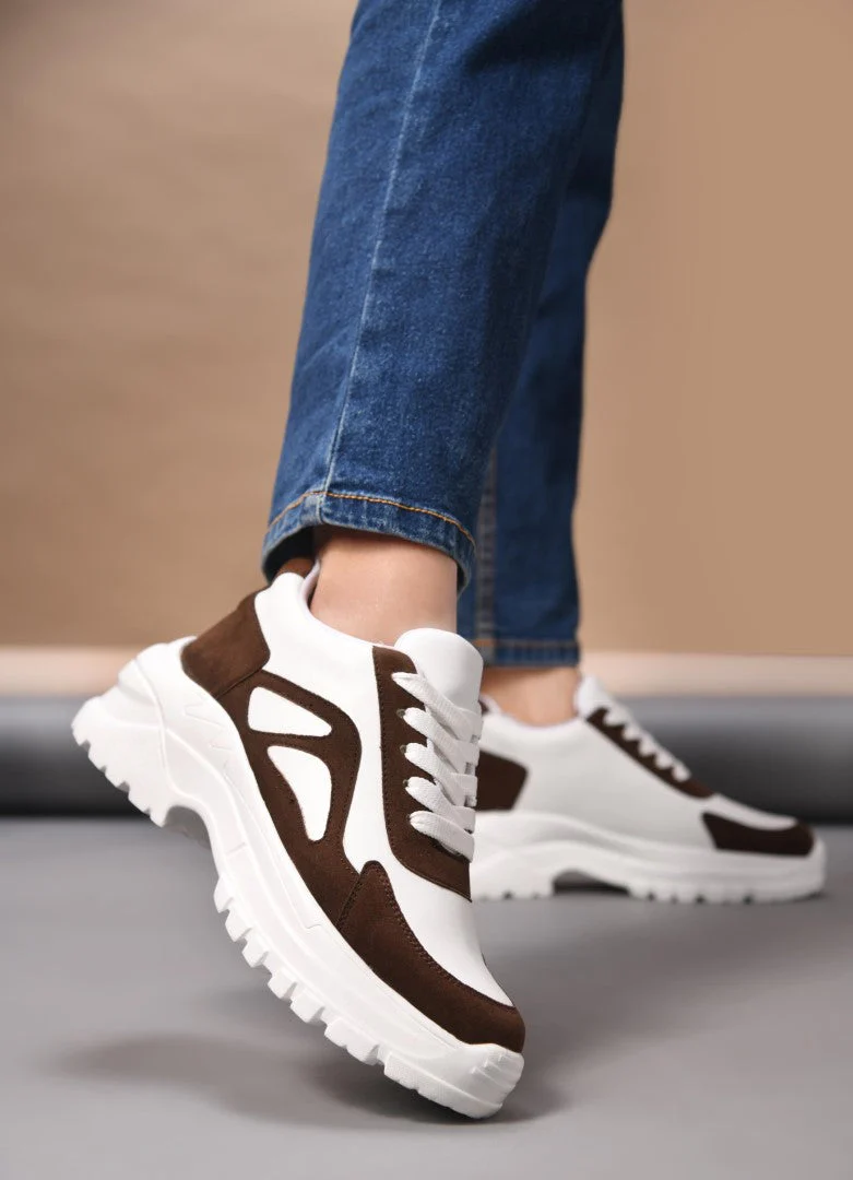Jm Looks Sporty Contrast Panel Sneakers - Image 2