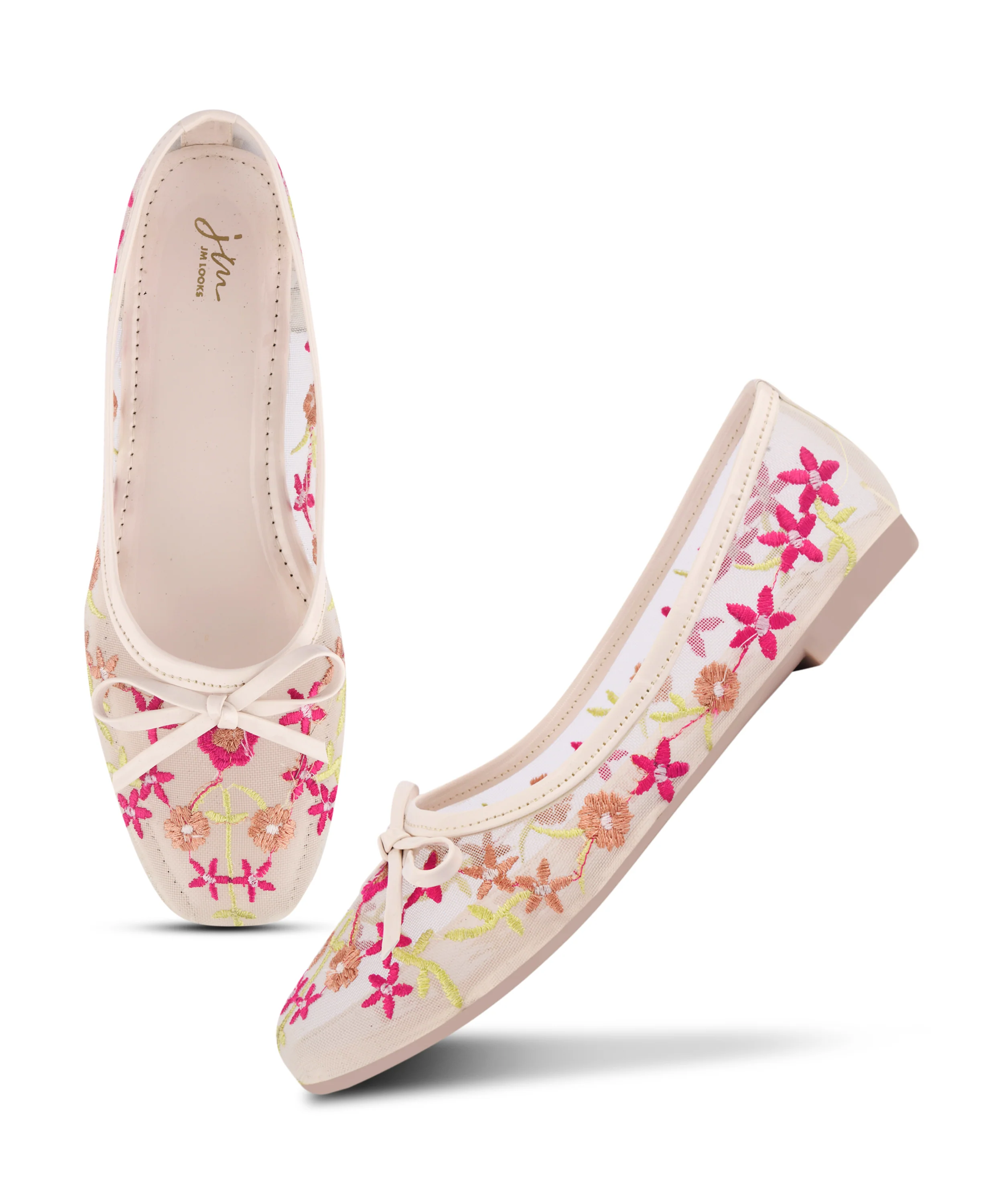 Midnight Garden Embroidery Ballerinas - Image 11