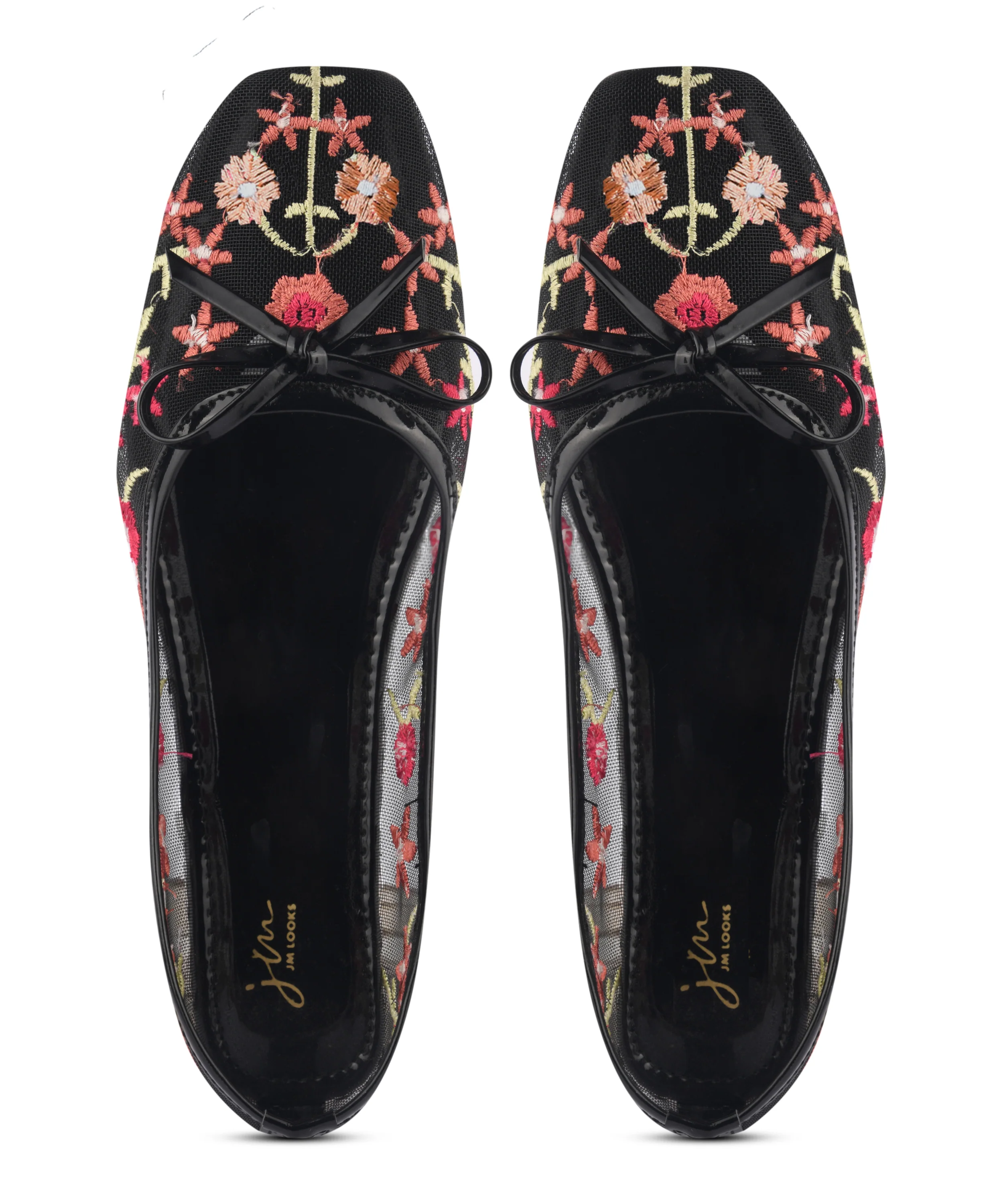 Midnight Garden Embroidery Ballerinas - Image 4