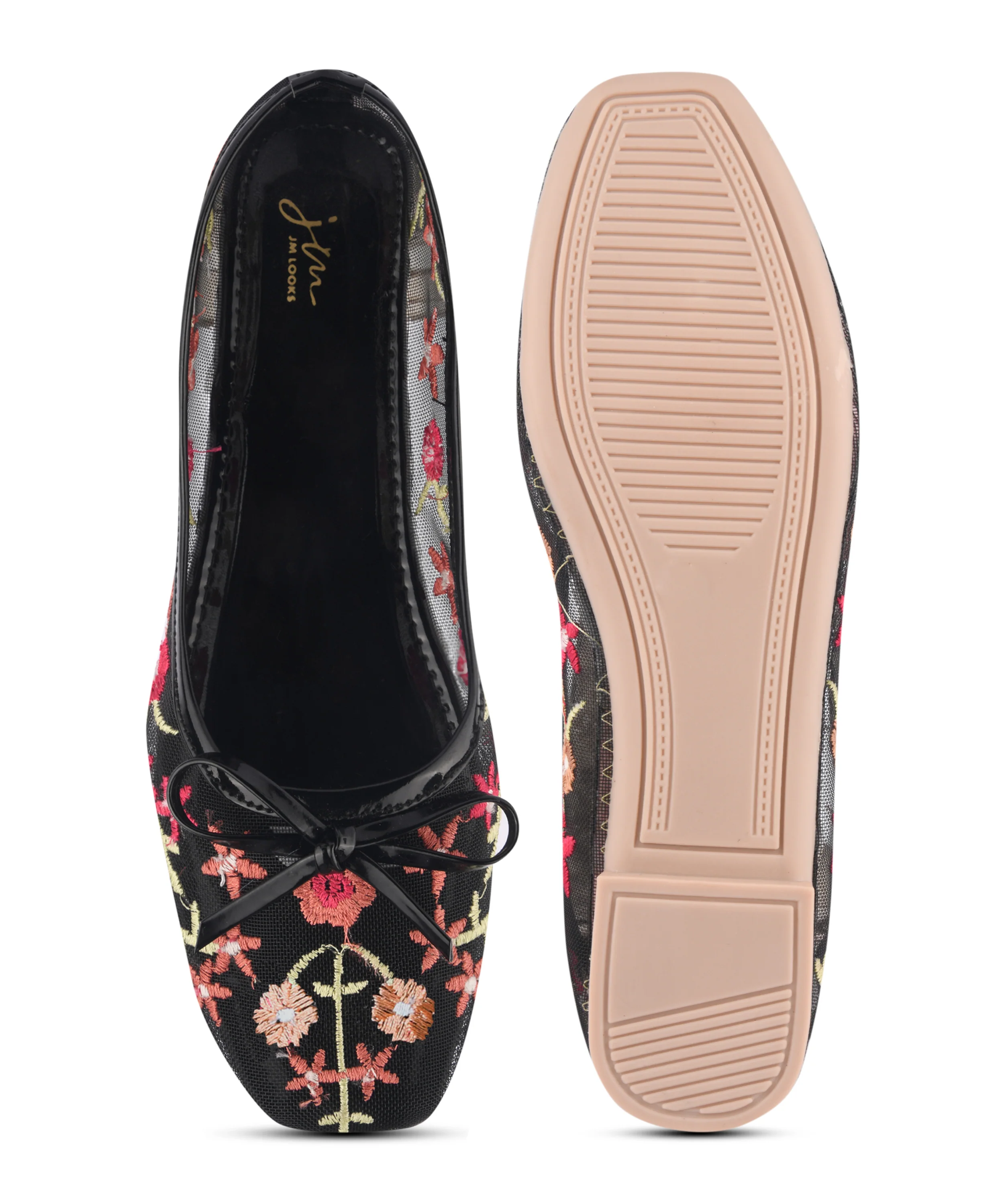 Midnight Garden Embroidery Ballerinas - Image 6