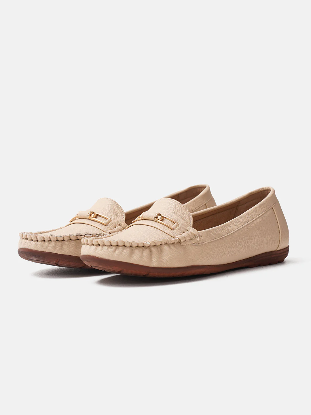 JM Looks Metal Bit Detail Driving Loafers - Image 5