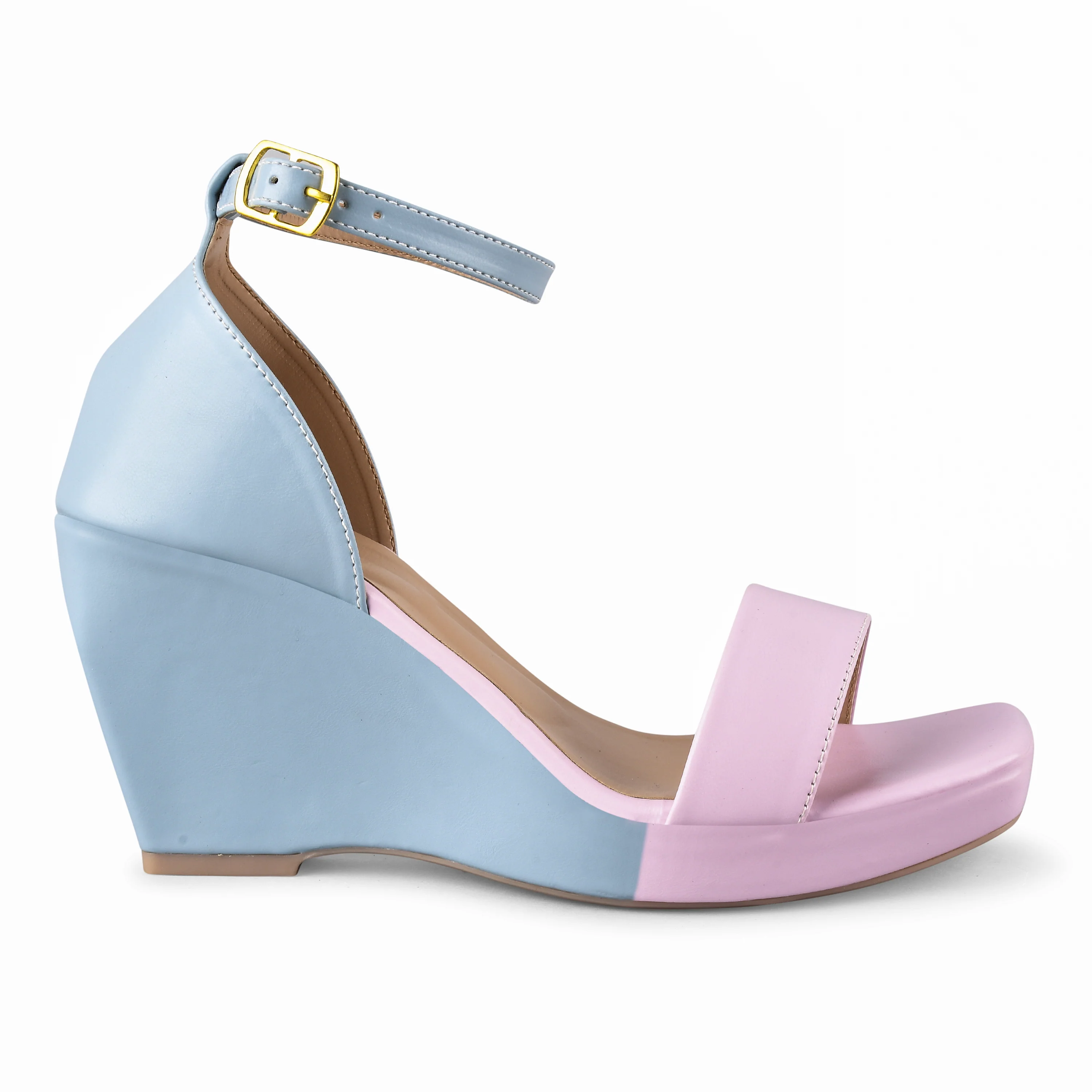 Open-Toe Heeled Sandals with Ankle-Strap - Image 6