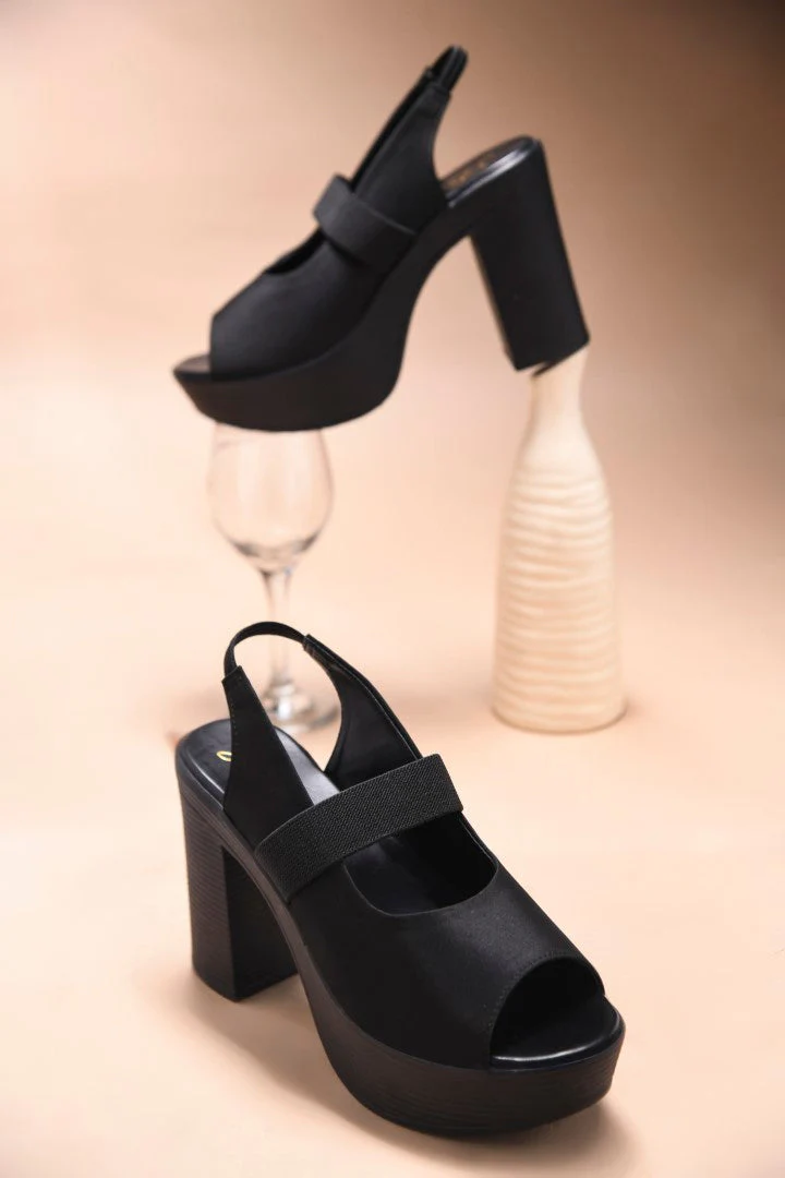JM Looks Women's Peep Toe Slingback Platform Sandals