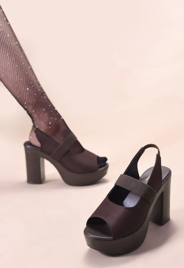 JM Looks Women's Peep Toe Slingback Platform Sandals - Image 10