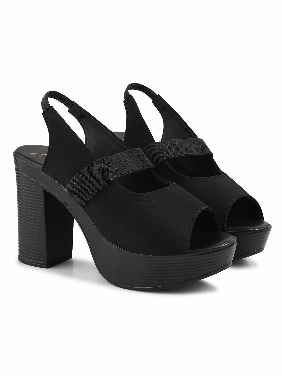 JM Looks Women's Peep Toe Slingback Platform Sandals - Image 5