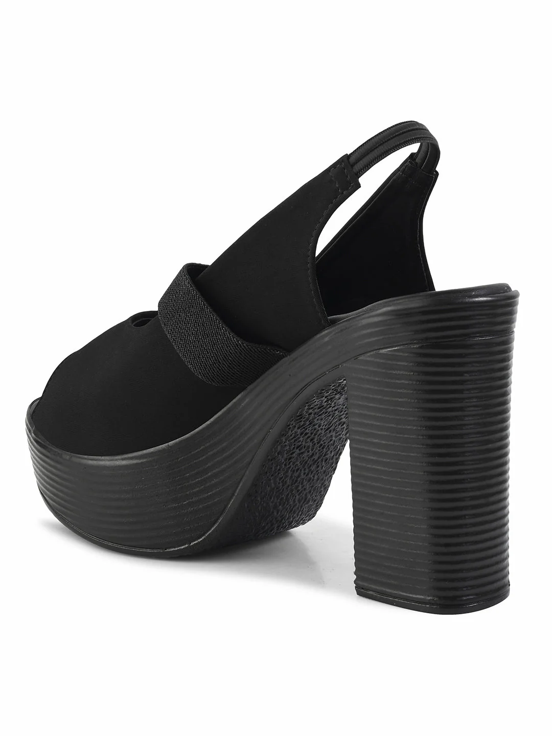 JM Looks Women's Peep Toe Slingback Platform Sandals - Image 6