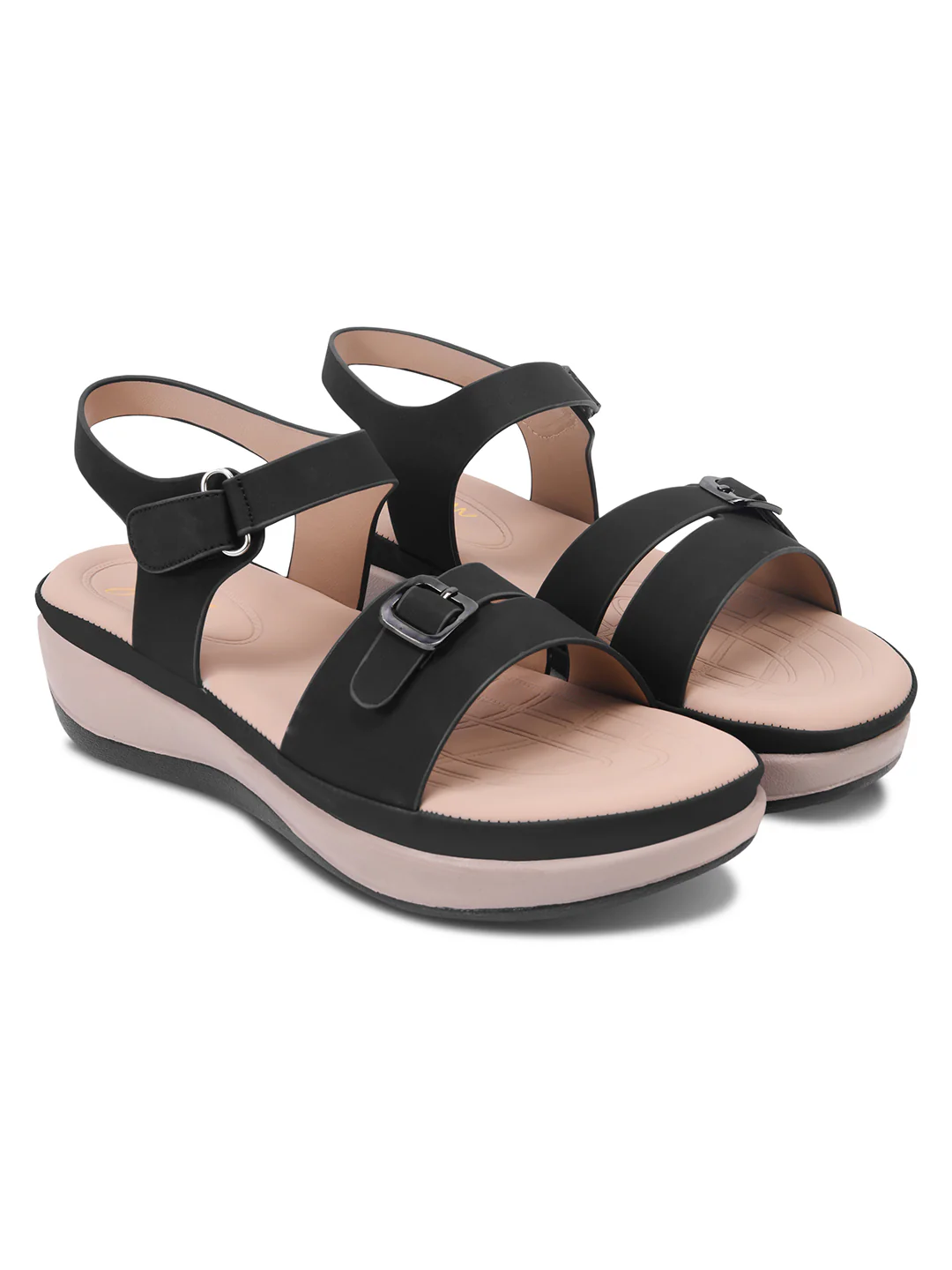Open-Toe Sandals with Adjustable Buckle Straps - Image 7