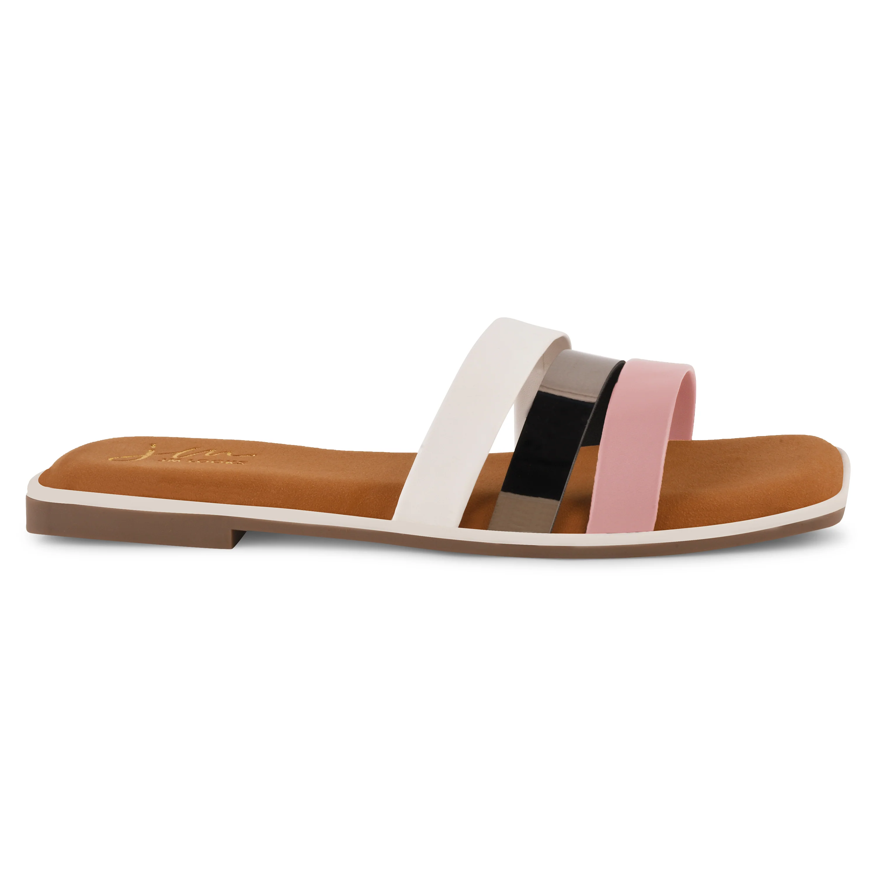 Open-Toe Slip-On Flat Sandals - Image 17