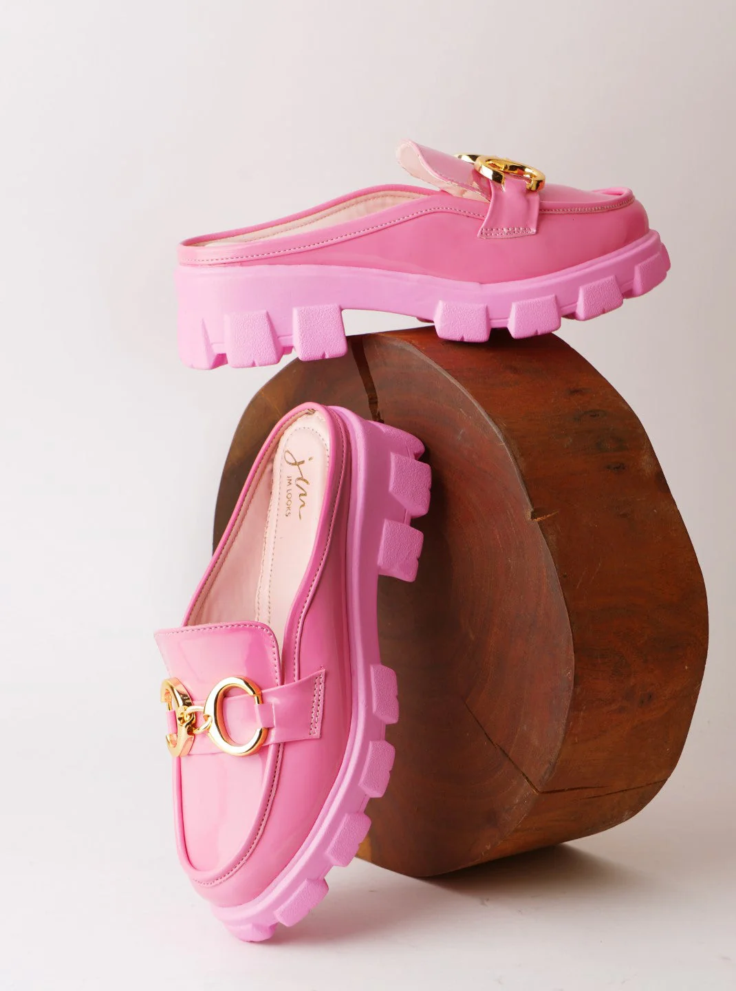 Opulent Pearl Chain Half Loafer - Image 5