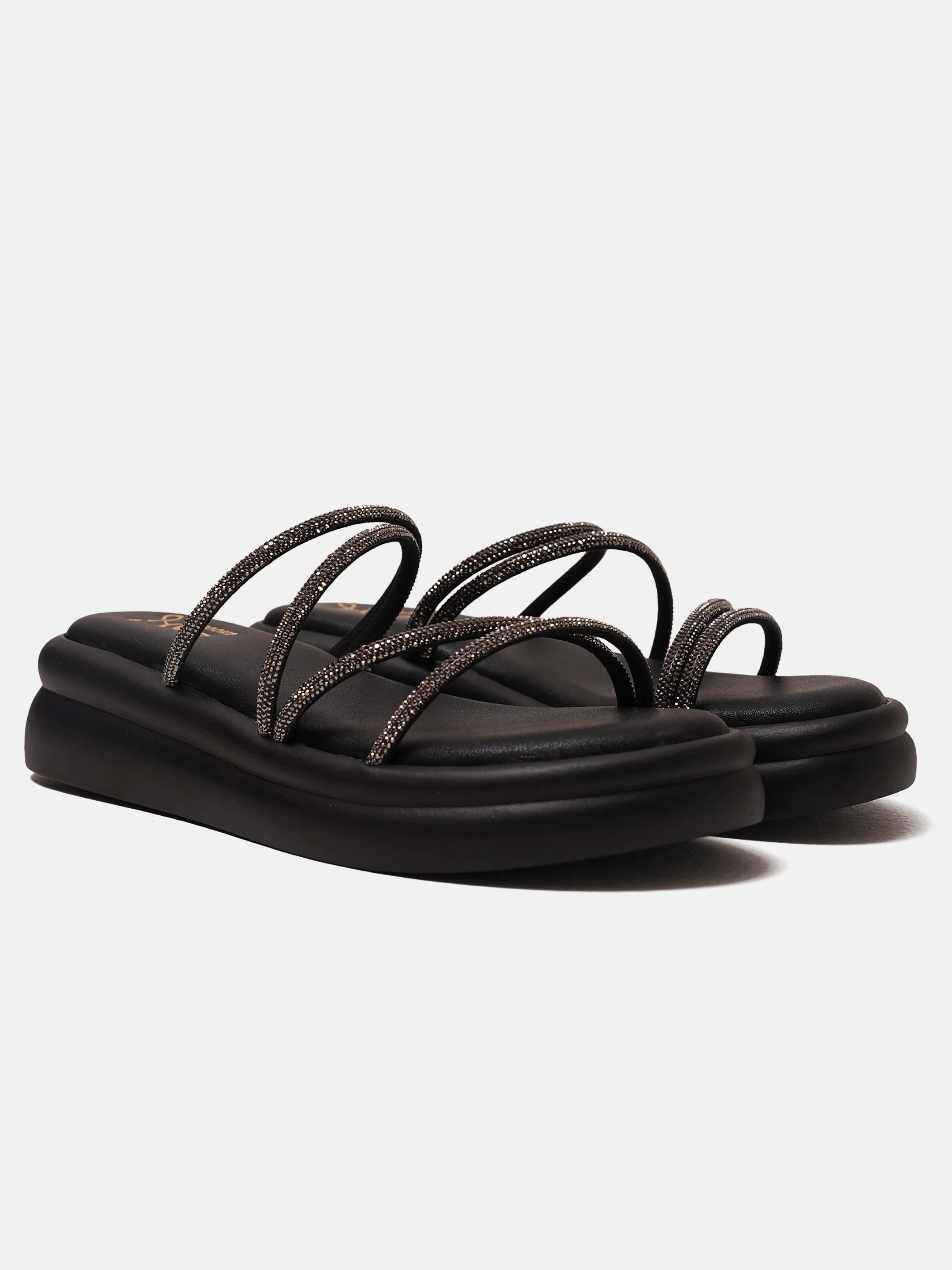 Padded Sole Strappy Slip-On Sandals for Women - Image 7