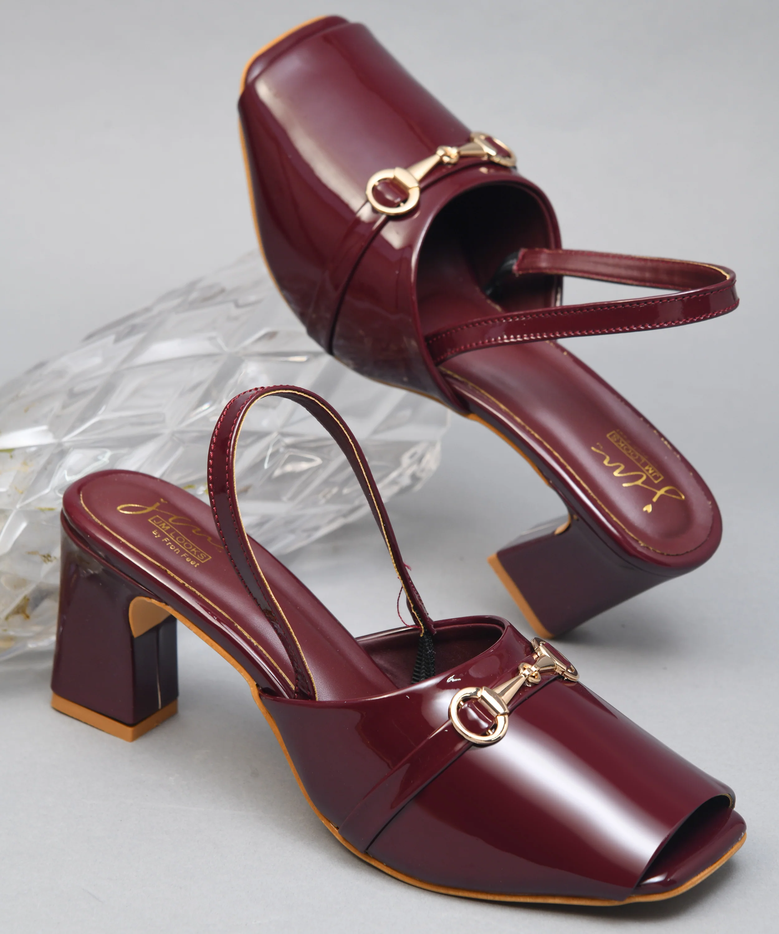 Pastel Grace Square-Toe Block Heels - Image 13