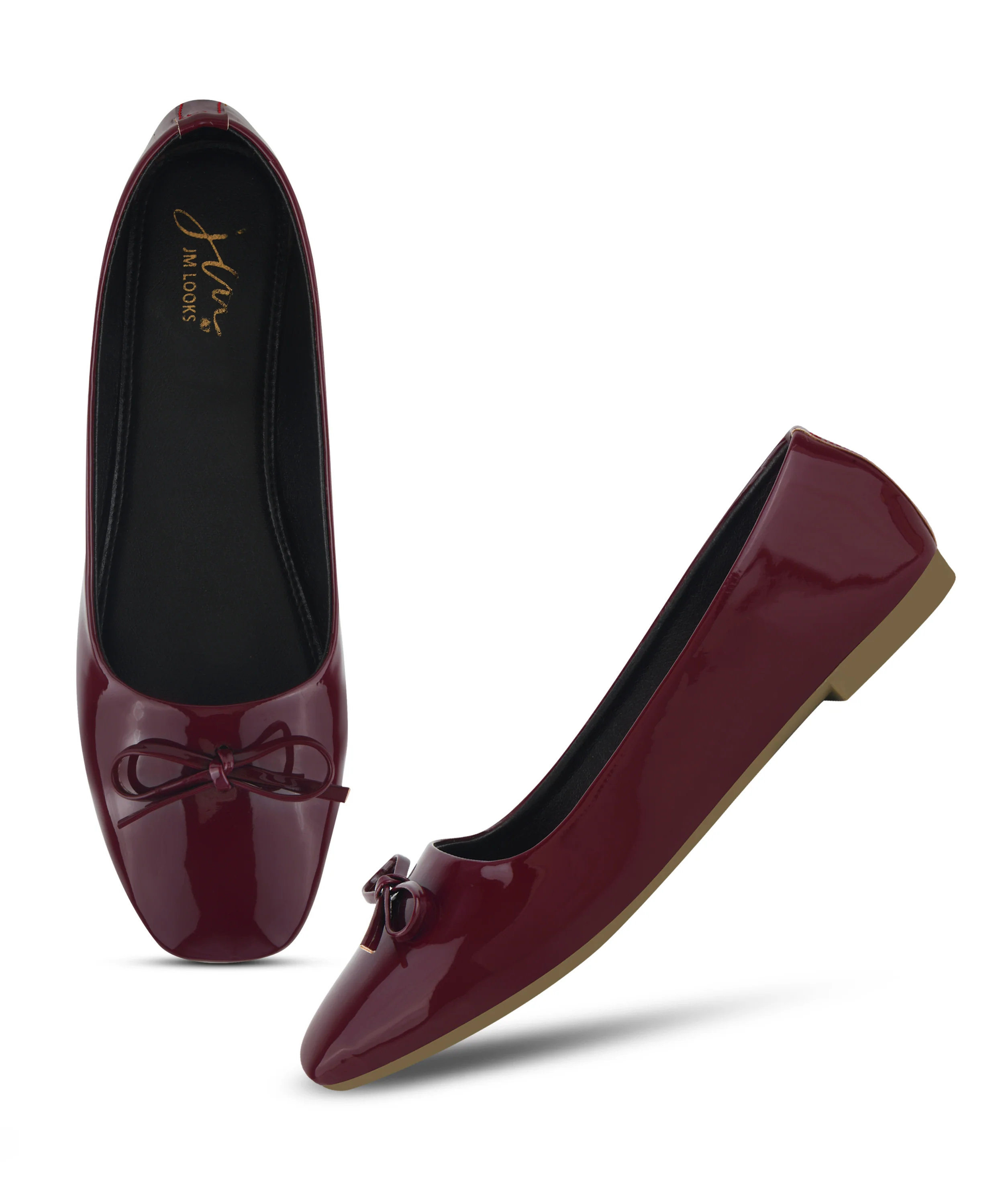 Patent Block Heel Pumps with Bow - Image 11