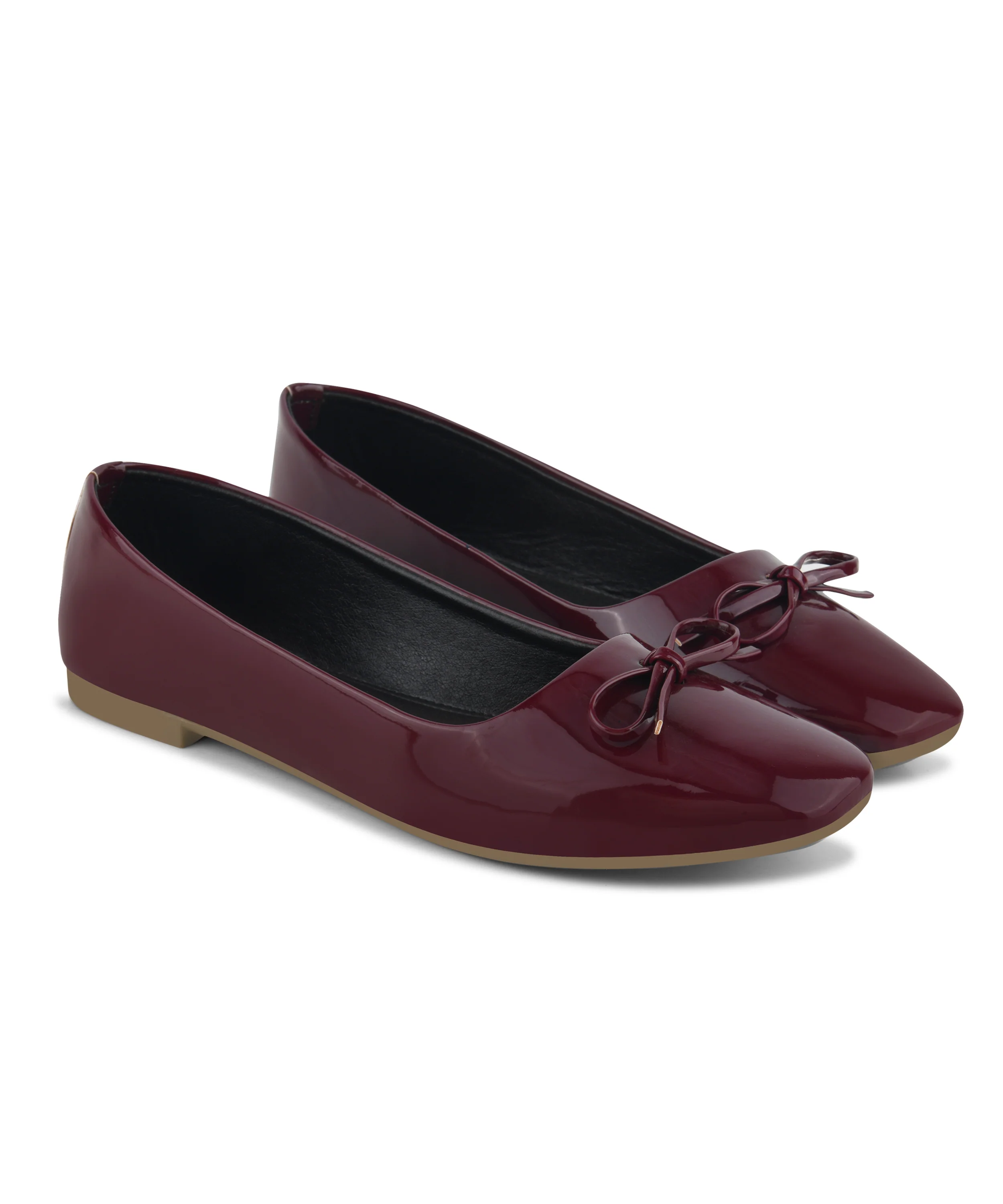 Patent Block Heel Pumps with Bow - Image 12