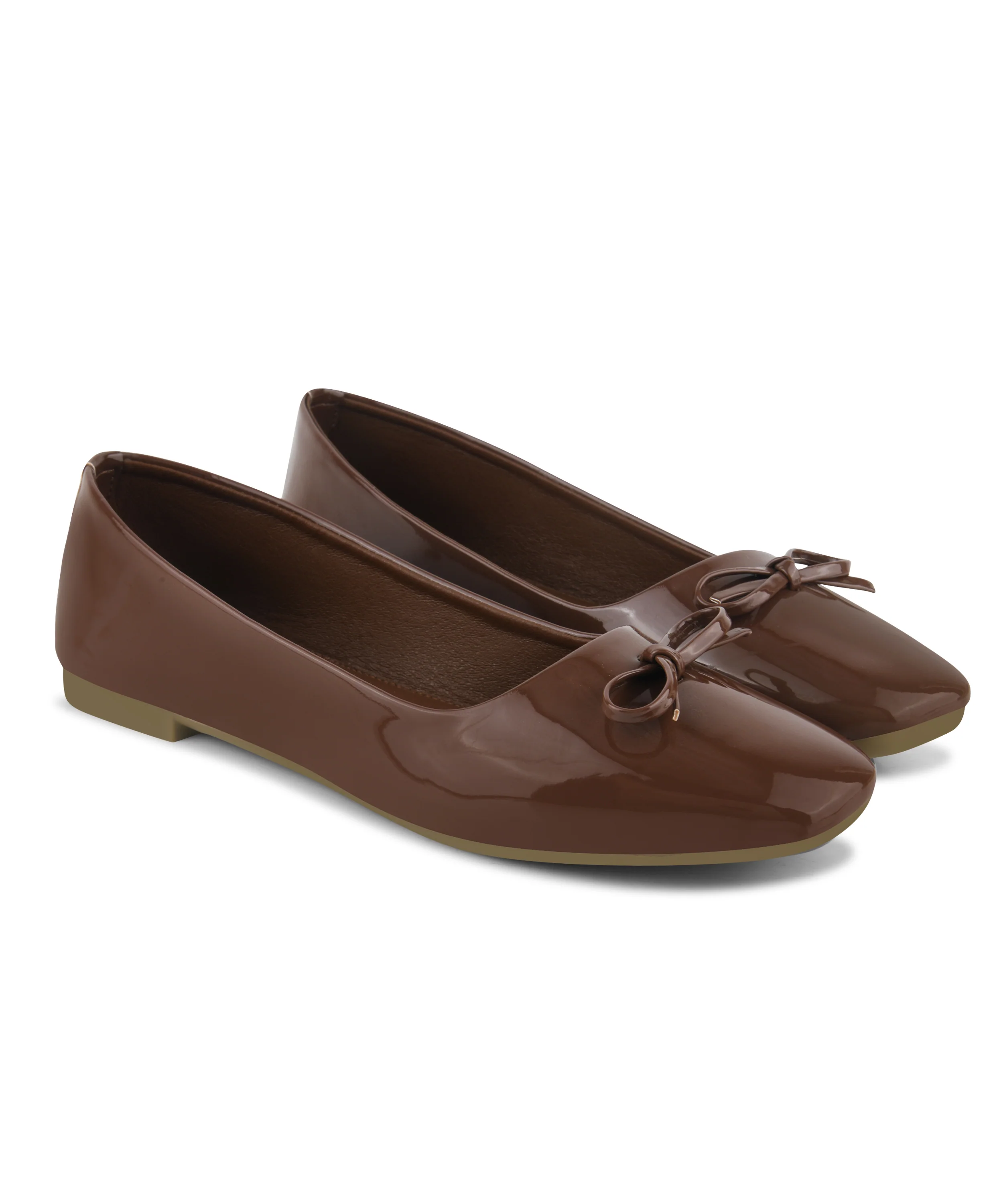 Patent Block Heel Pumps with Bow - Image 18