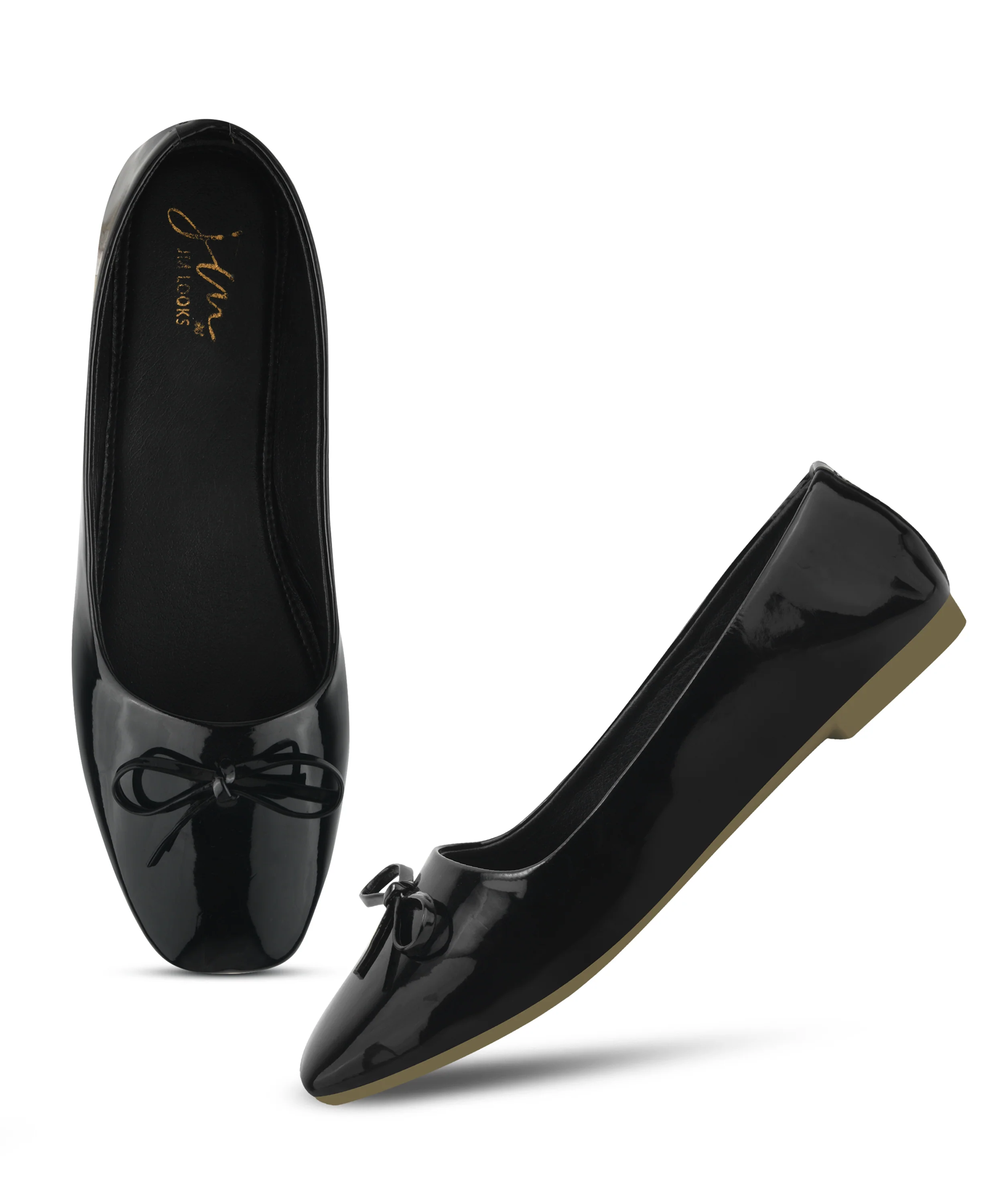 Patent Block Heel Pumps with Bow - Image 6