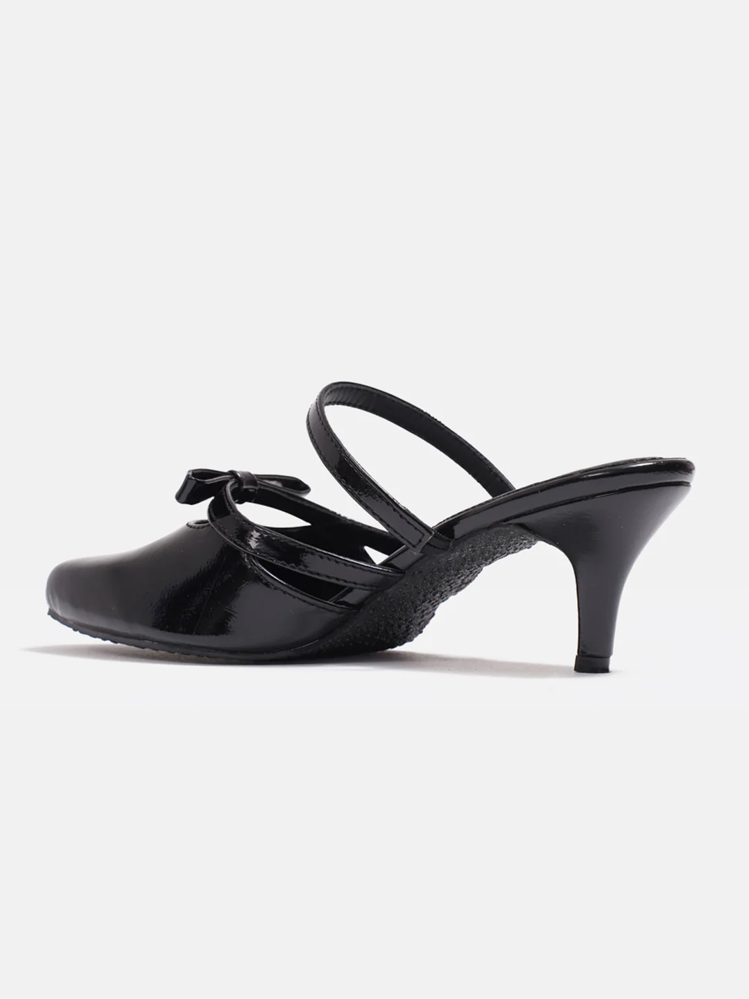 Jm Looks Bow-Detail Kitten Heel Mules - Image 15
