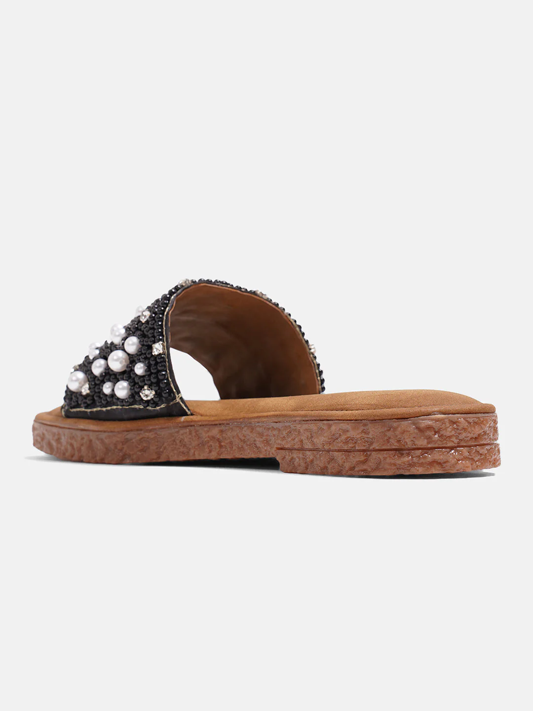 Jm Looks Embellished Slide Sandals for Women - Image 12