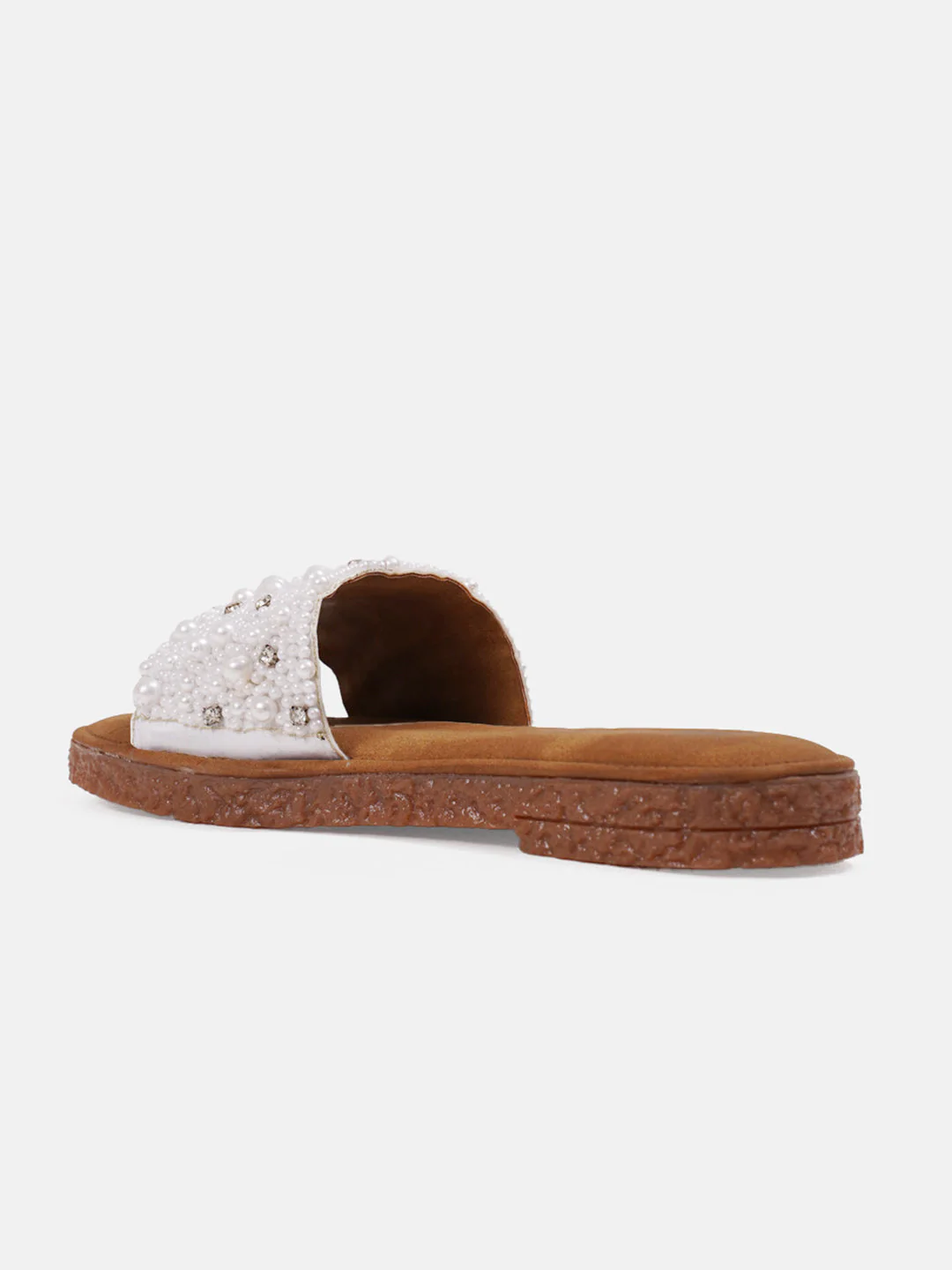 Jm Looks Embellished Slide Sandals for Women - Image 6