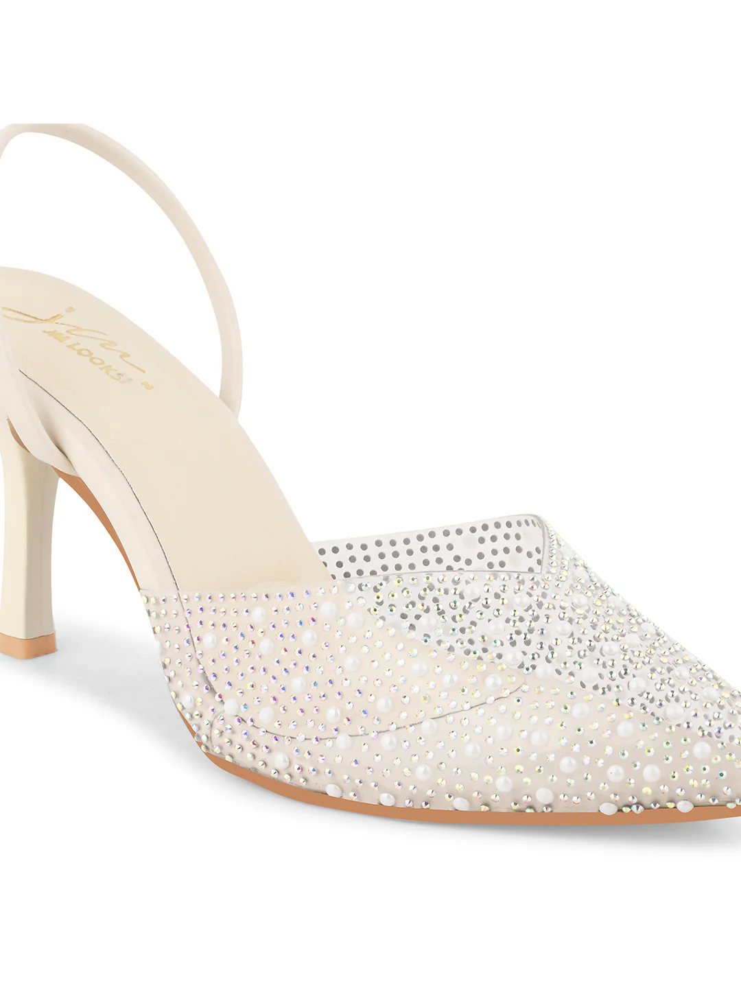 Jm Looks Women's Embellished Slingback Pointed Heels - Image 12