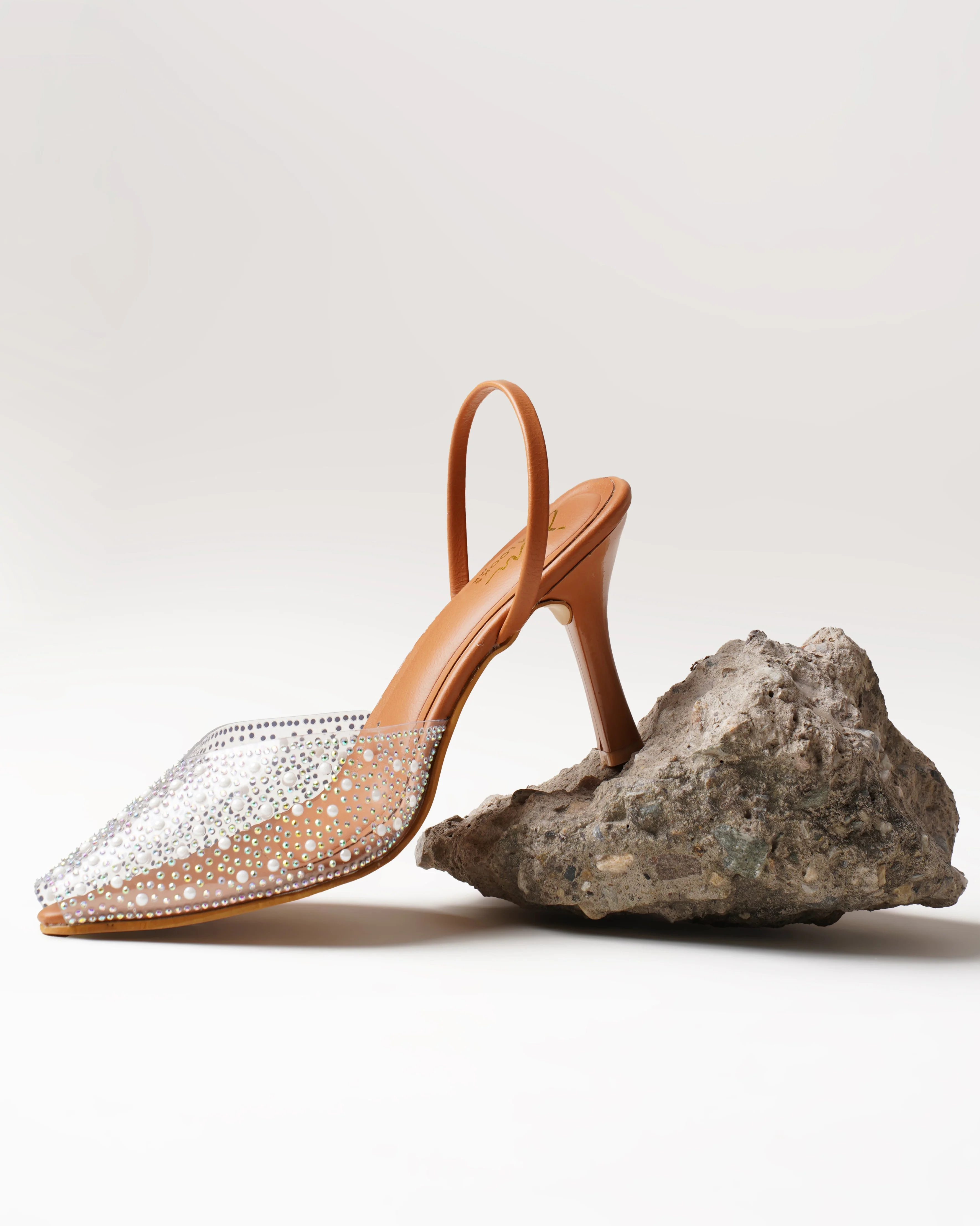 Jm Looks Women's Embellished Slingback Pointed Heels - Image 2
