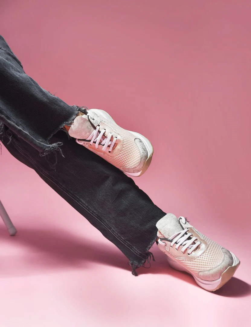 Jm Looks Mesh Panel Chunky Sole Sneakers - Image 10