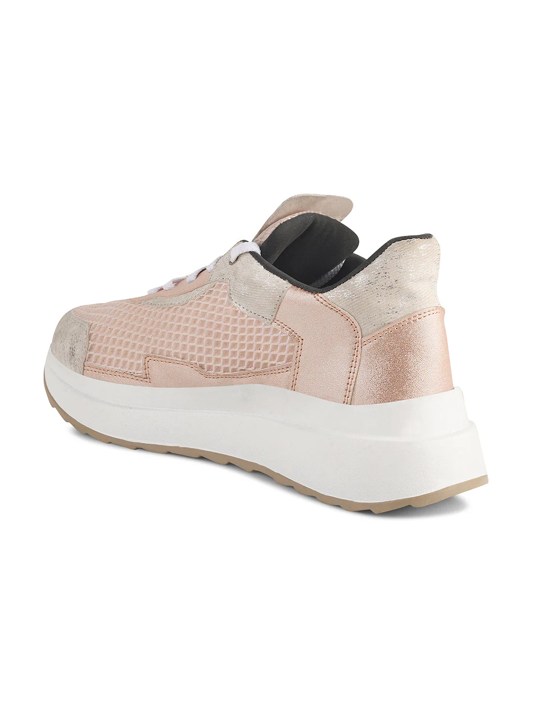 Jm Looks Mesh Panel Chunky Sole Sneakers - Image 12