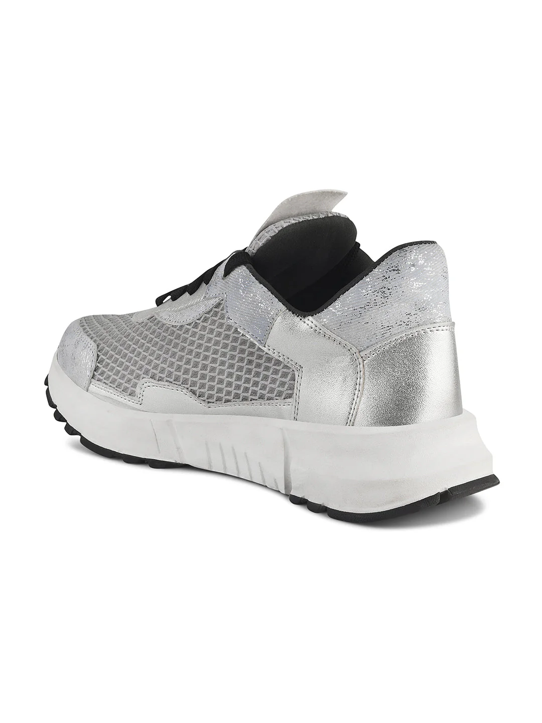 Jm Looks Mesh Panel Chunky Sole Sneakers - Image 6