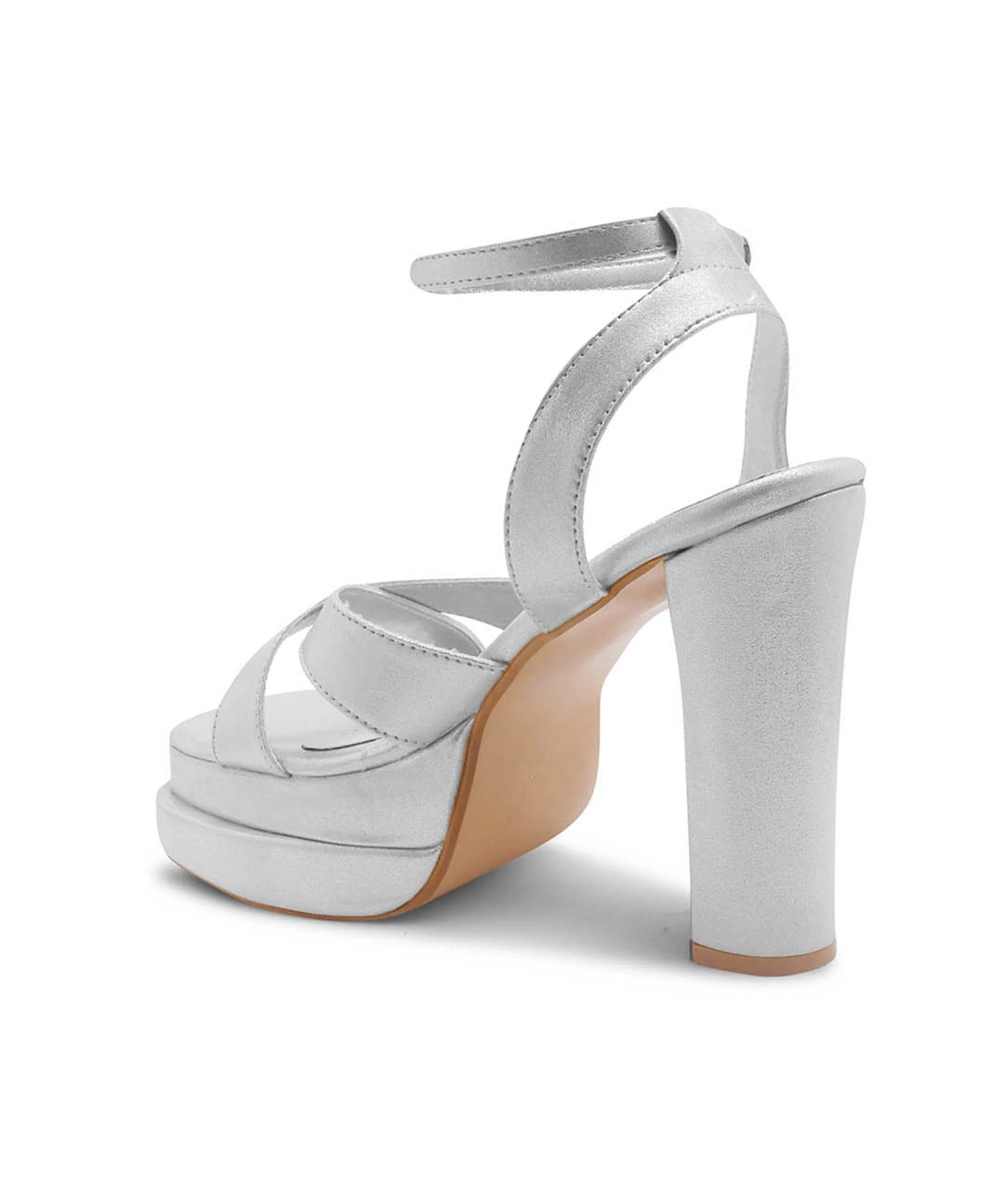 Platform Block Heel Sandals with Ankle Strap - Image 6