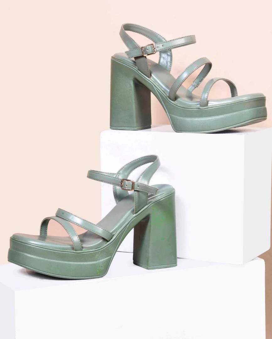 Jm Looks Multi-Strap Platform Block Heels - Image 13