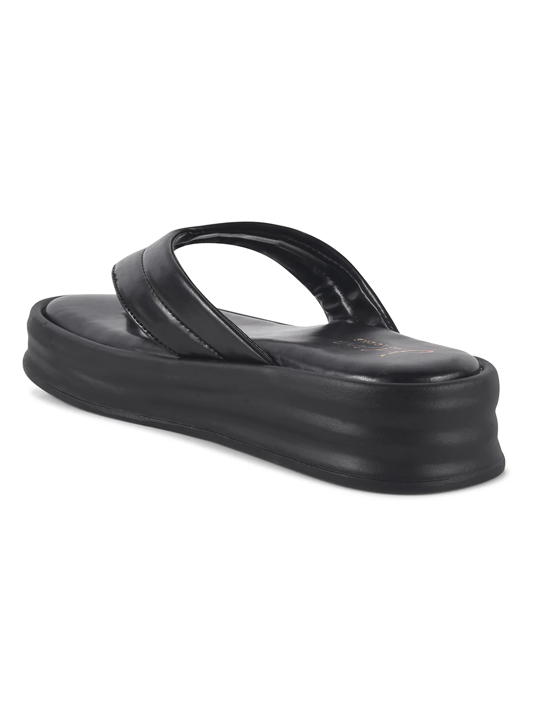 Platform Flip-Flop Sandals with Cushioned Straps - Image 11