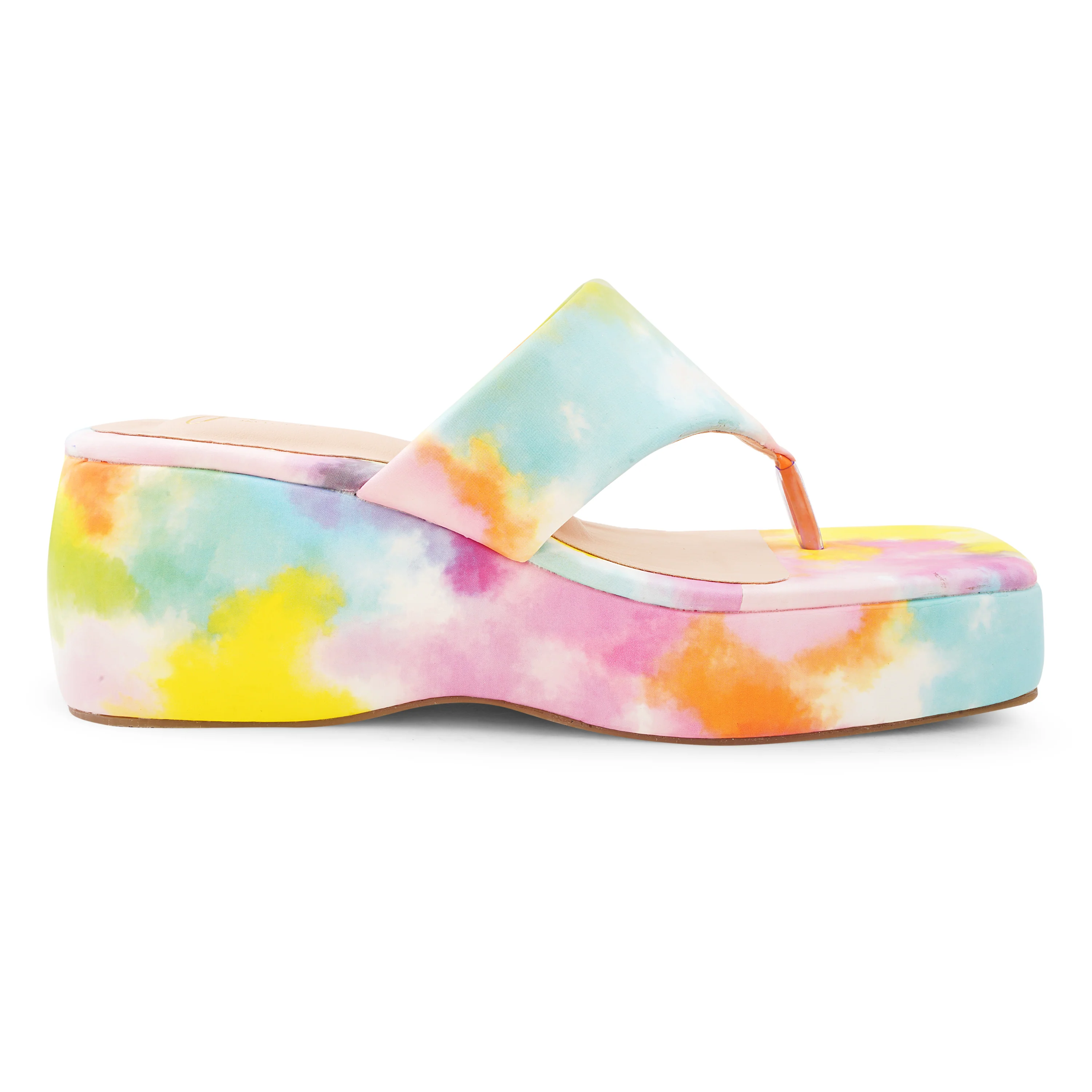 Platform Heel Thong Strap Wedges - Image 13