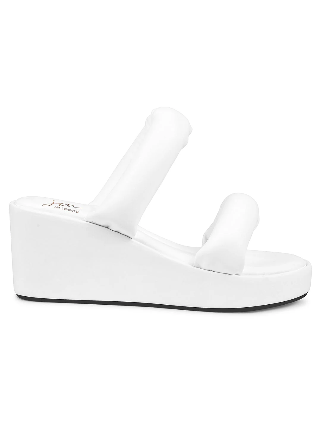 Jm Looks Puffy Strap Platform Wedge Sandals - Image 18